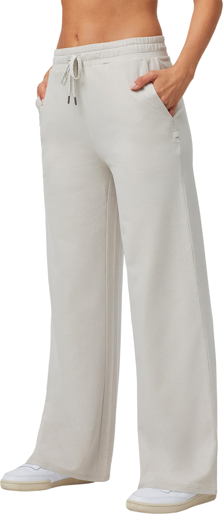 Pantalon large - Halo Essential Wideleg W Ecru Heather - Taille L - Beige