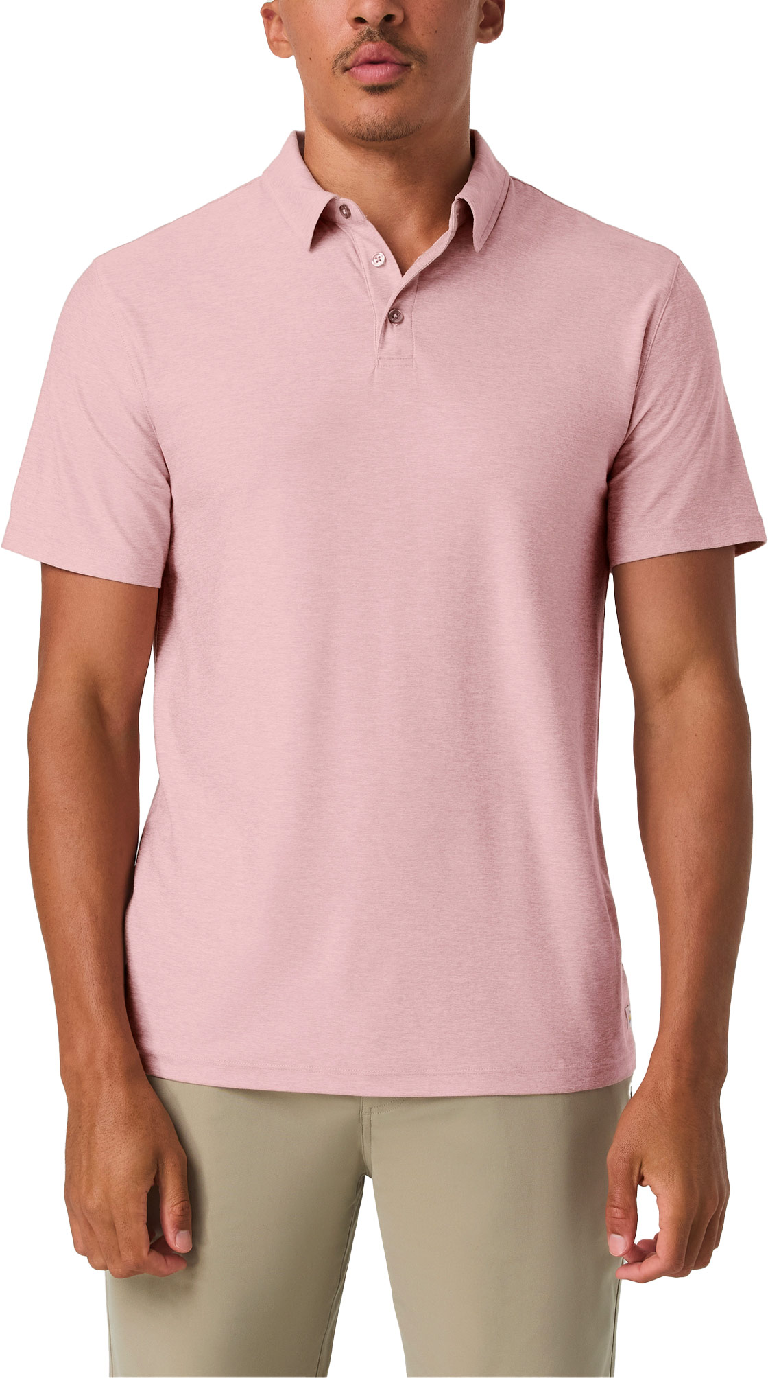 Polo de running stretch et léger - Strato Tech Polo M Faded Rose Heather - Taille L