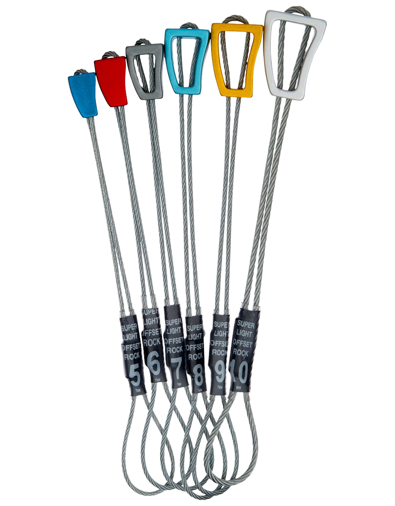 Coinceurs asymétriques - Superlight Offset Rocks 5-10 Uni - Gris