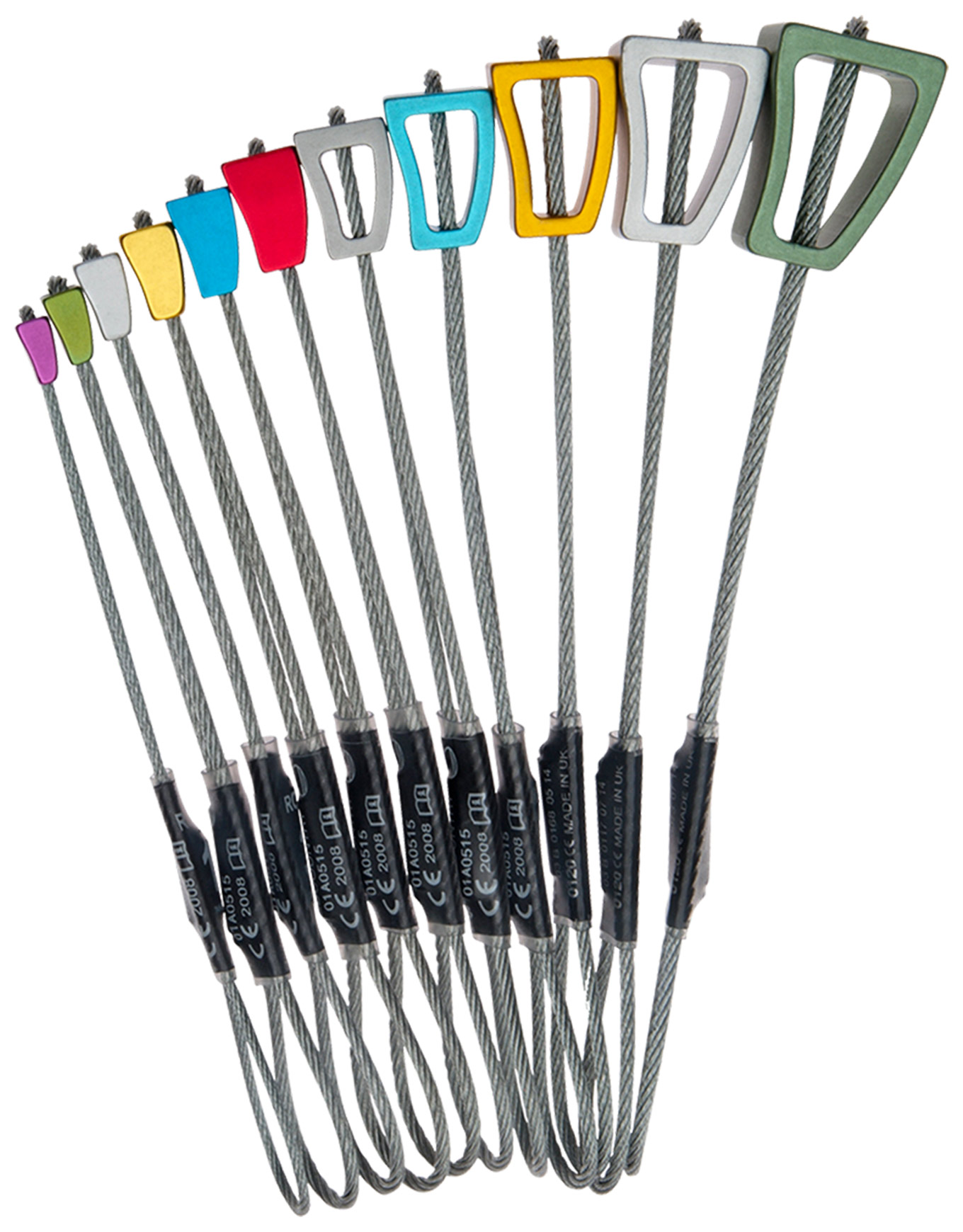 Set de coinceurs - Rock On Wire Anodised Set 1-10 Uni - Gris