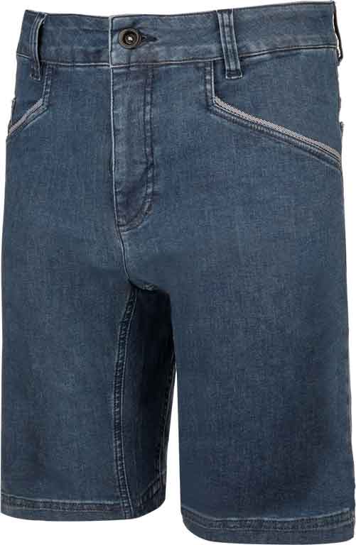 Short en jean d'escalade stretch - Session 2 M Denim Short Blue Jeans en Coton - Taille S - Bleu