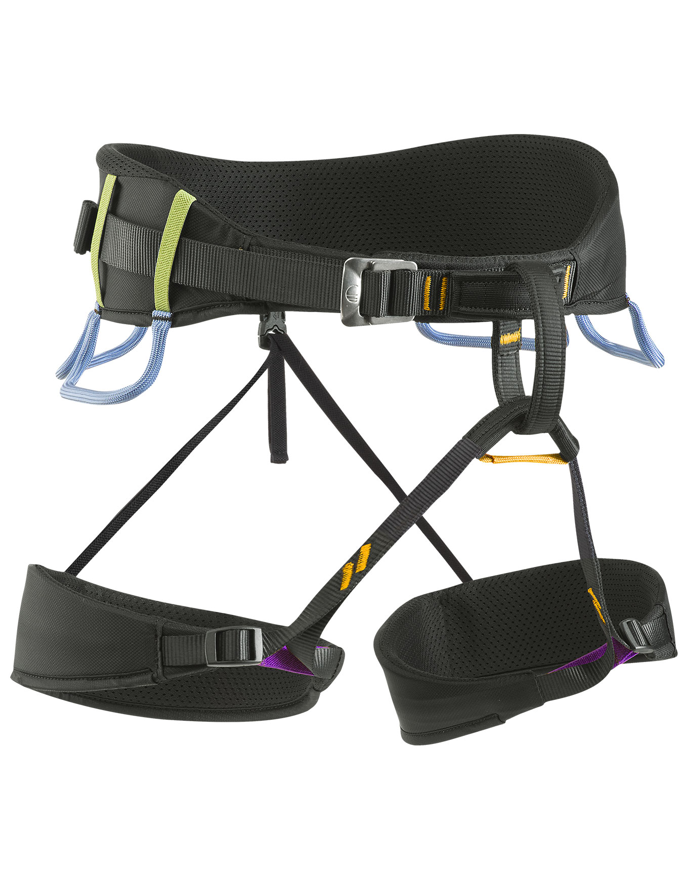 Baudrier d'escalade sportive et escalade traditionnelle - Movement Light Black - Taille S - Noir