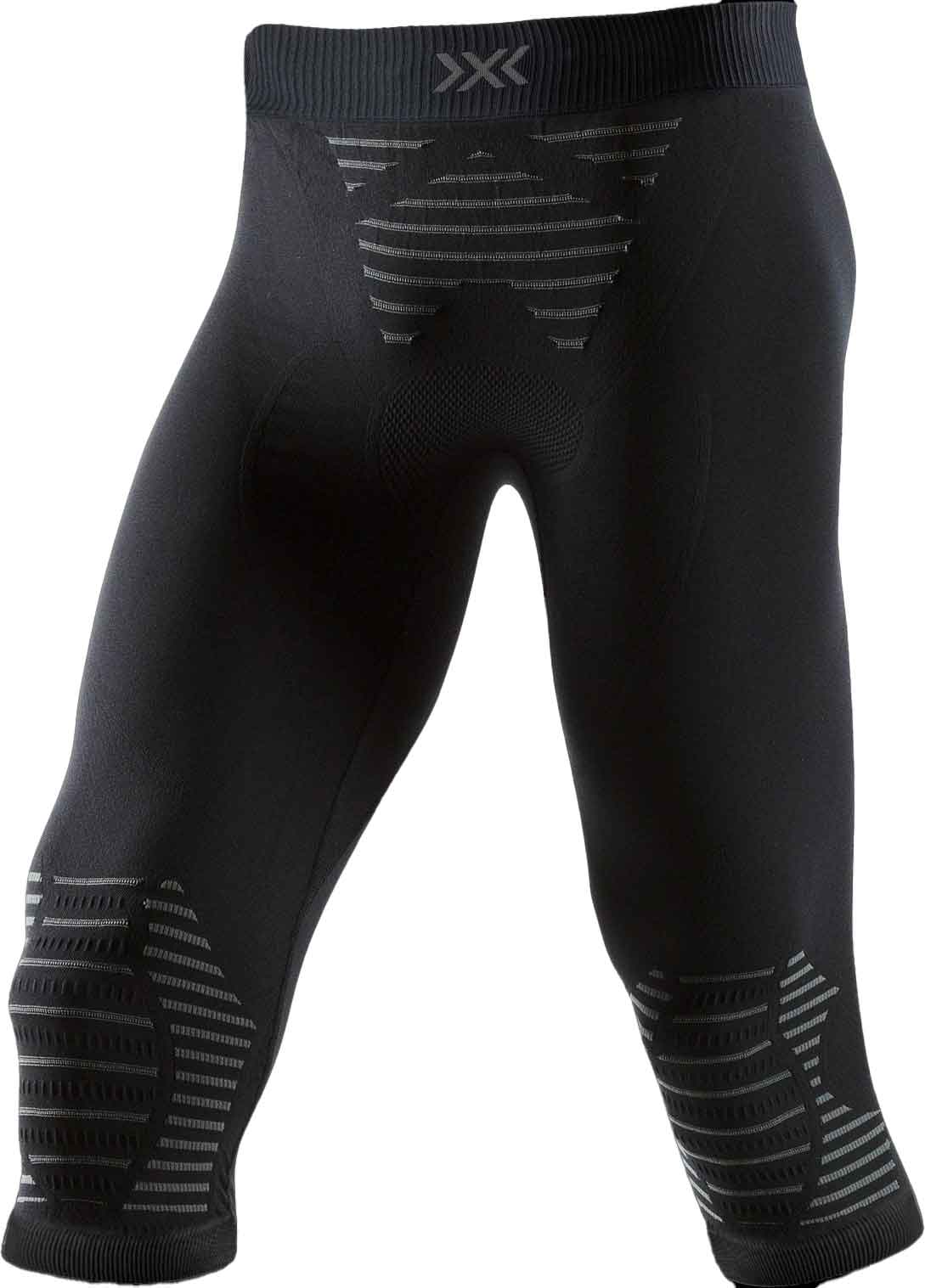 Technische 3/4 Strumpfhose Invent 4.0 Pants 3/4 M Black/Charcoal für Herren Größe S schwarz