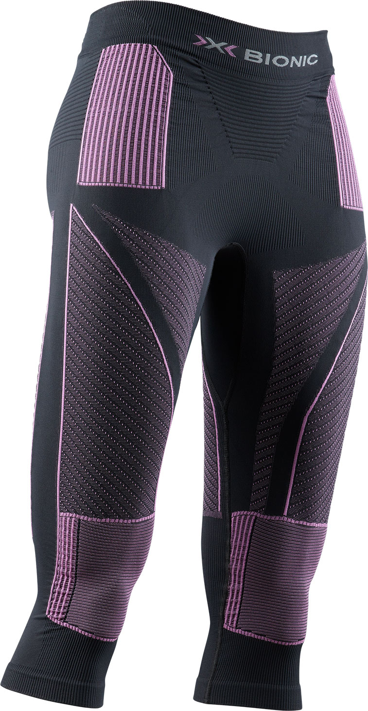 Technische 3/4 Strumpfhose Energy Accumulator 4.0 Pants 3/4 W Charcoal/Magnolia für Damen Größe S Grau