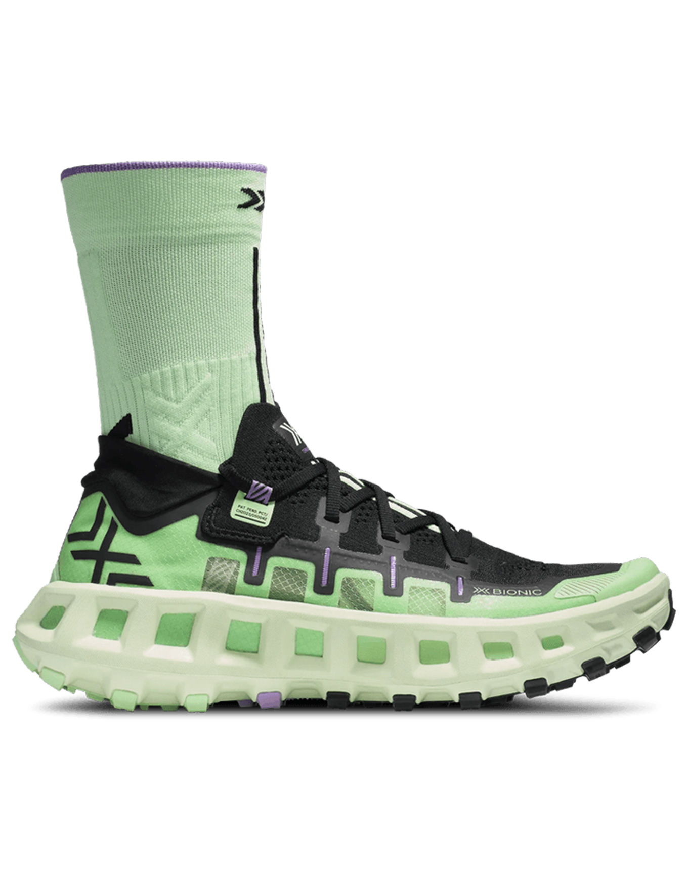 Chaussures de trail - Terraskin X01 Digital Lime/X Black - Taille 43 1/3 - Vert