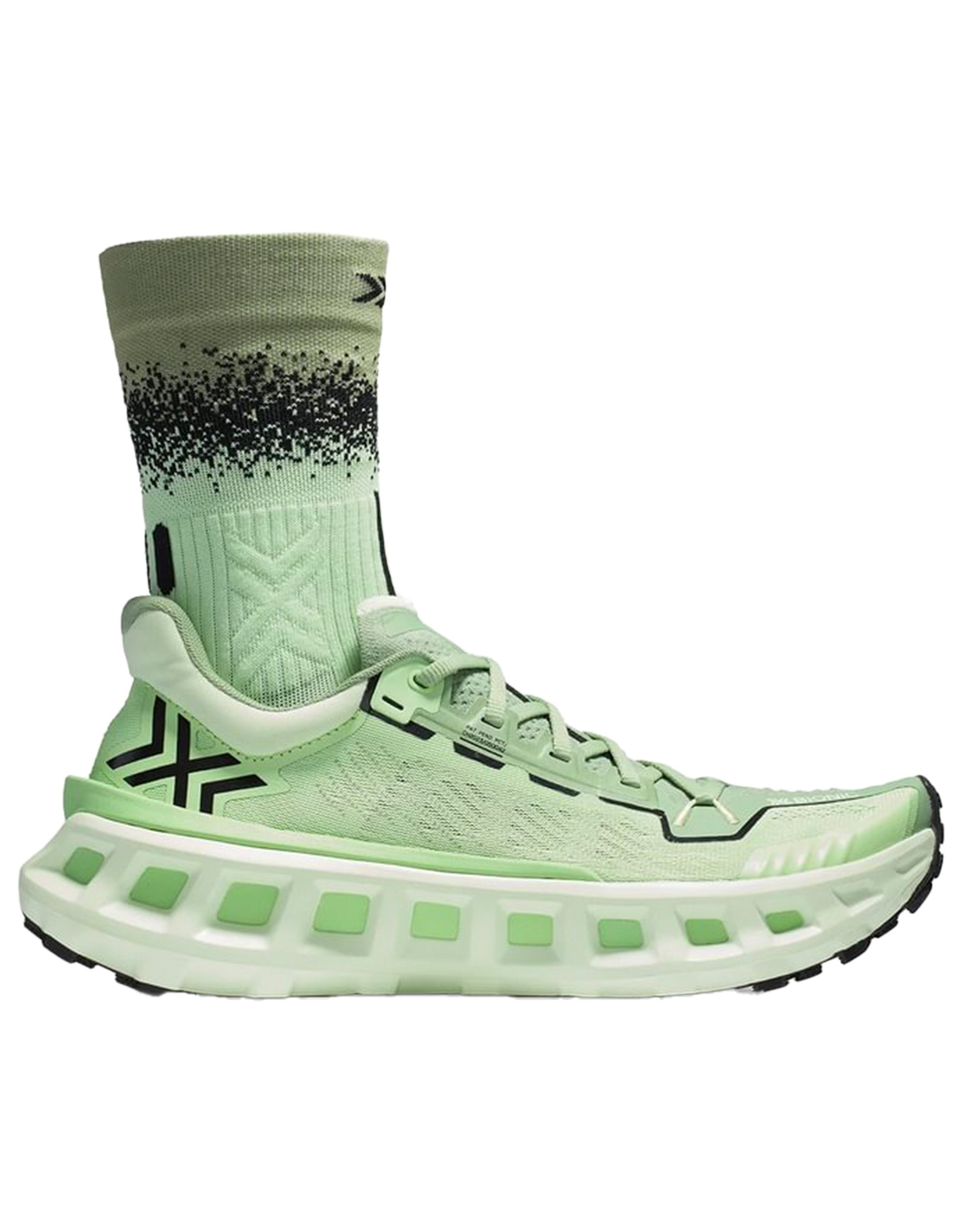 Chaussures de trail - Terraskin X03 Digital Lime/X Black - Taille 42 2/3 - Vert