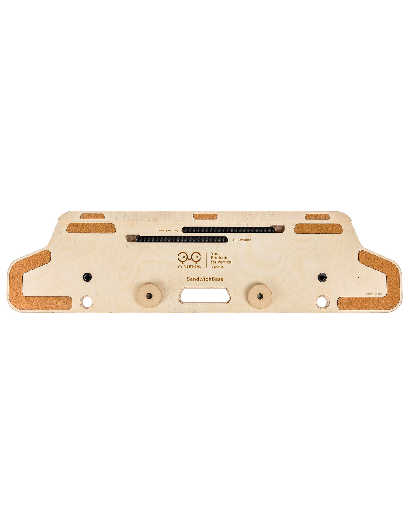 Support pour poutre d'escalade - Sandwichbase en Aluminium - Beige
