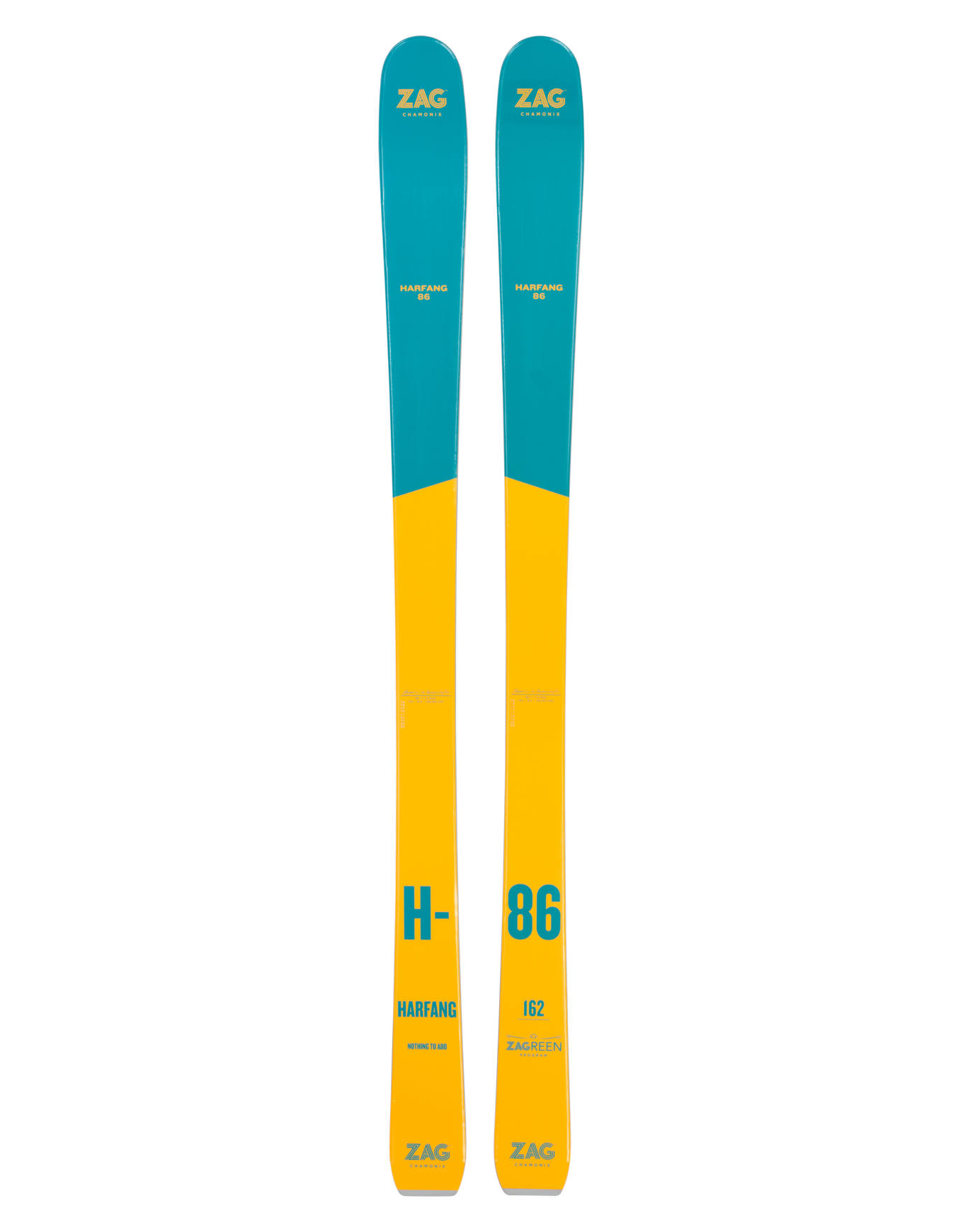 Skis all-mountain - Harfang 86 Lady 2026 en Bois - Taille 170 cm - Jaune