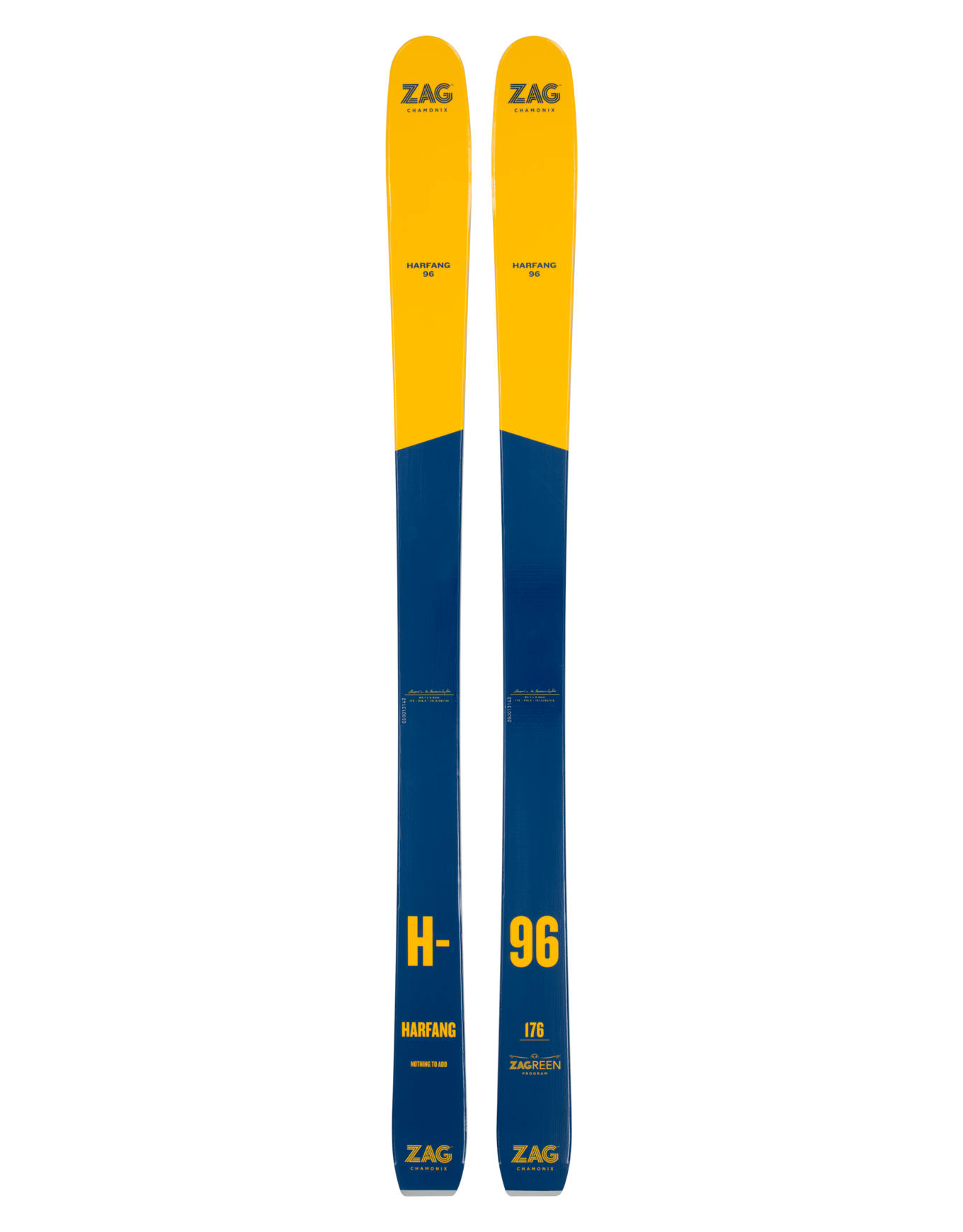 Skis freeride - Harfang 96 2026 en Bois - Taille 188 cm - Bleu