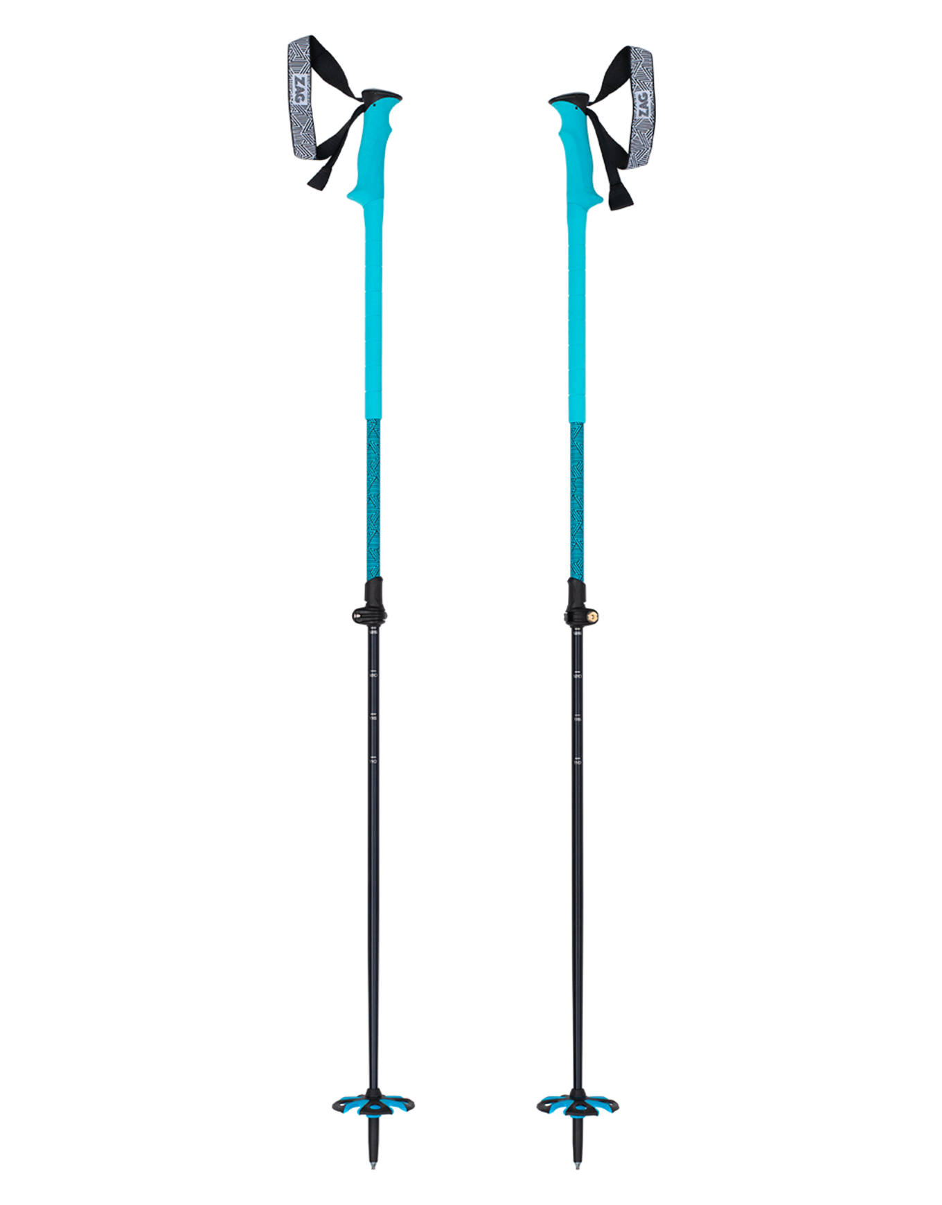 Bâtons de ski de randonnée - North Vario Blue en Aluminium - Bleu