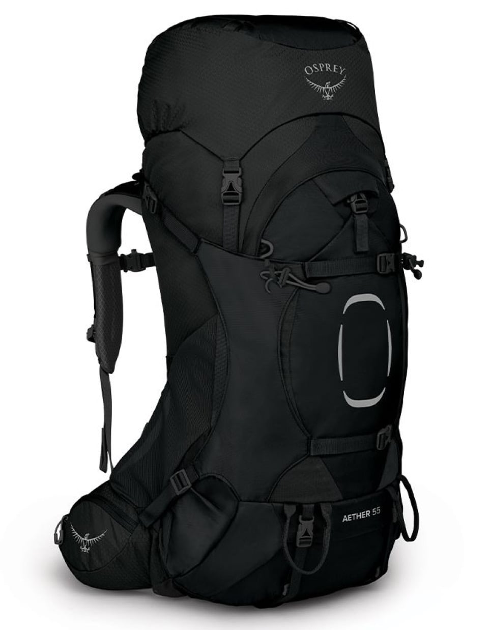 Sac à dos de trekking - Aether 55 Black - Taille L/XL - Noir