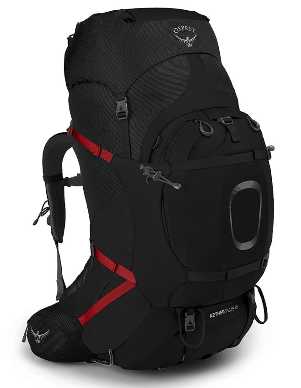 Sac à dos de trekking - Aether Plus 85 Black - Taille L/XL - Noir