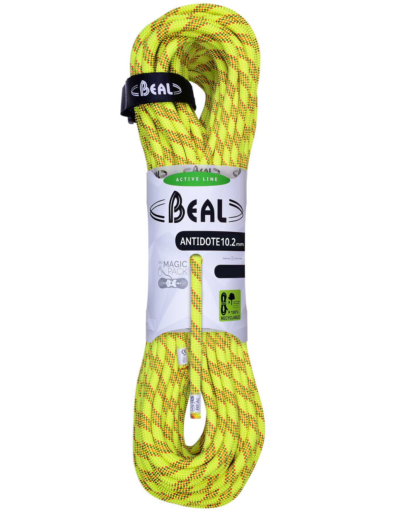 Corde d'escalade - Antidote 10.2mm Yellow - Taille 60 m - Jaune