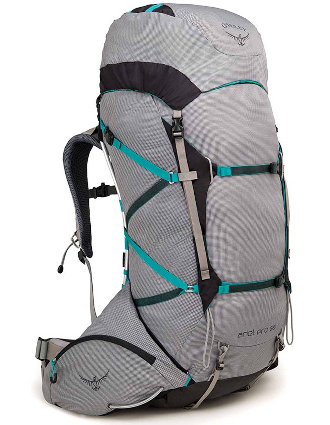 Sac à dos trekking - Ariel Pro 65 Voyager Grey - Taille XS - Gris