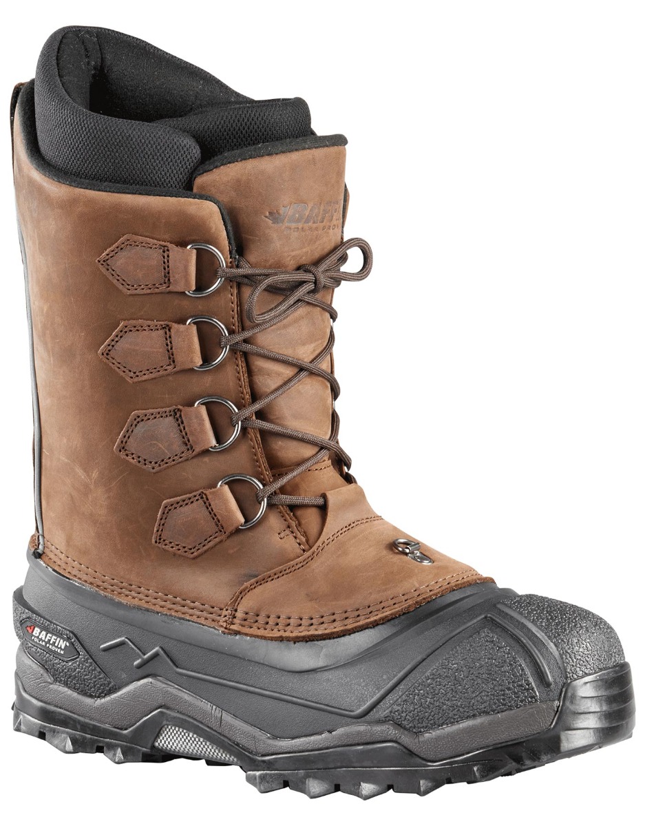 Bottes de neige chaudes et imperméables - Control Max Brown en Cuir - Taille 39 - Marron