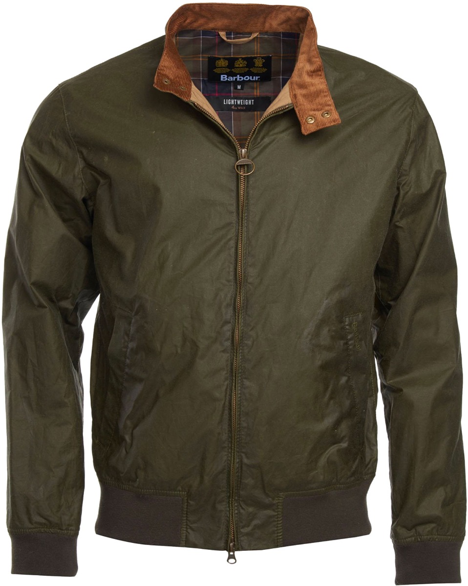 Veste en coton ciré - Lightweight Royston Wax Jacket Archive Olive en Coton - Taille M - Kaki