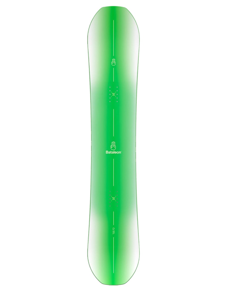 Snowboard all-mountain - Chaser en Silicone - Taille 159 cm - Vert
