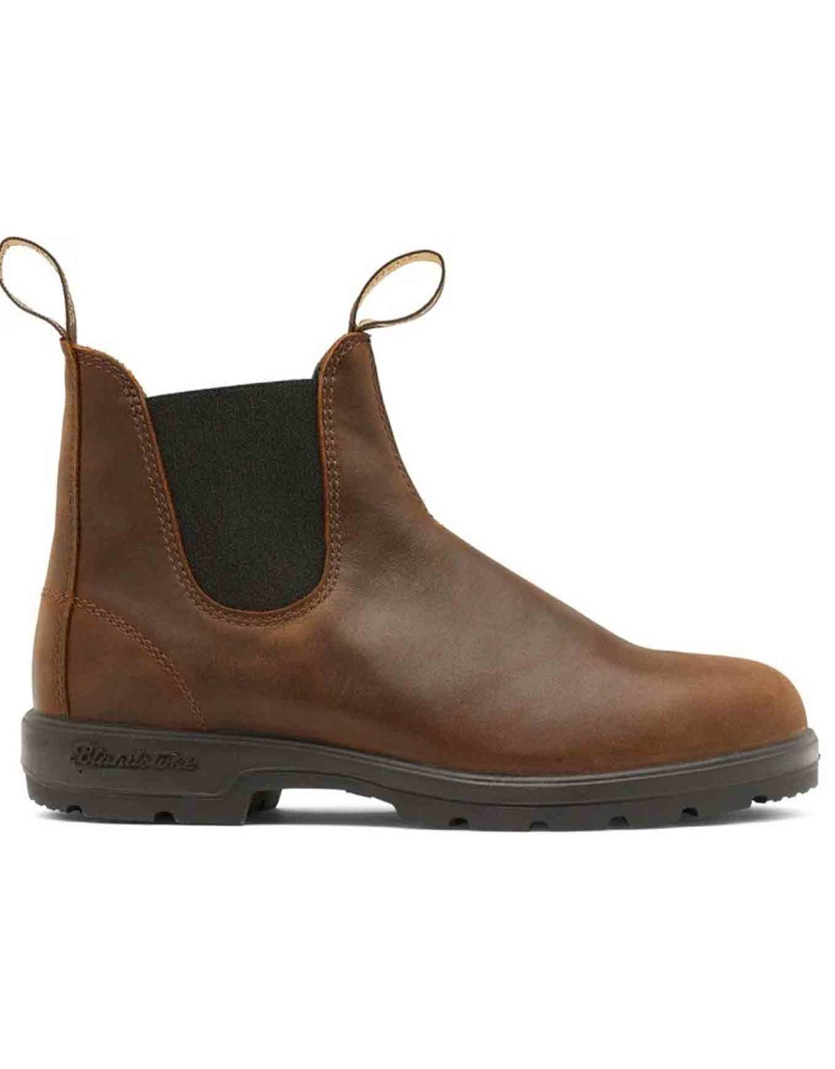 Bottines en cuir - Classic Chelsea Boots Antique Brown en Cuir - Taille 40 - Marron