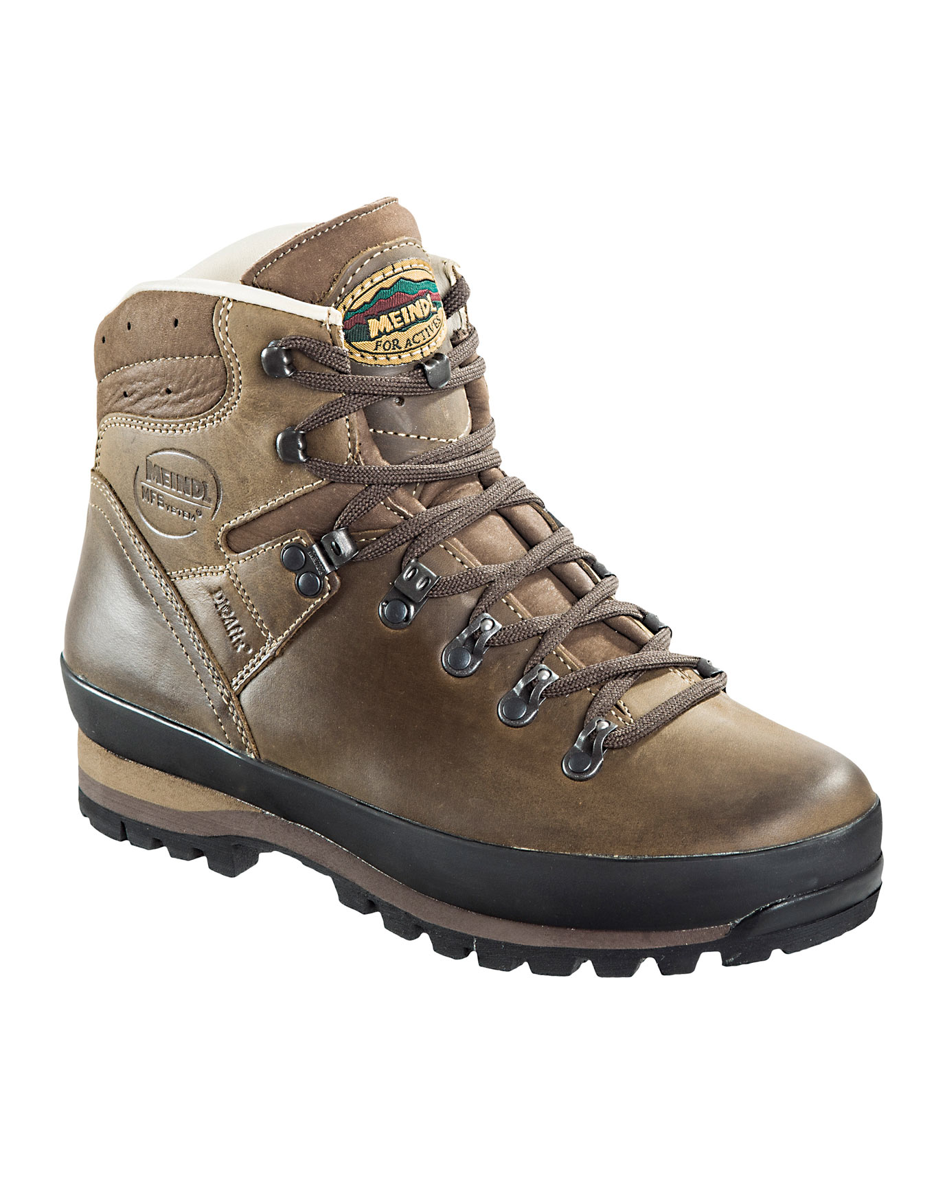 Chaussures de trekking - Borneo 2 MFS Brun/Nougat en Cuir - Taille 45 - Marron