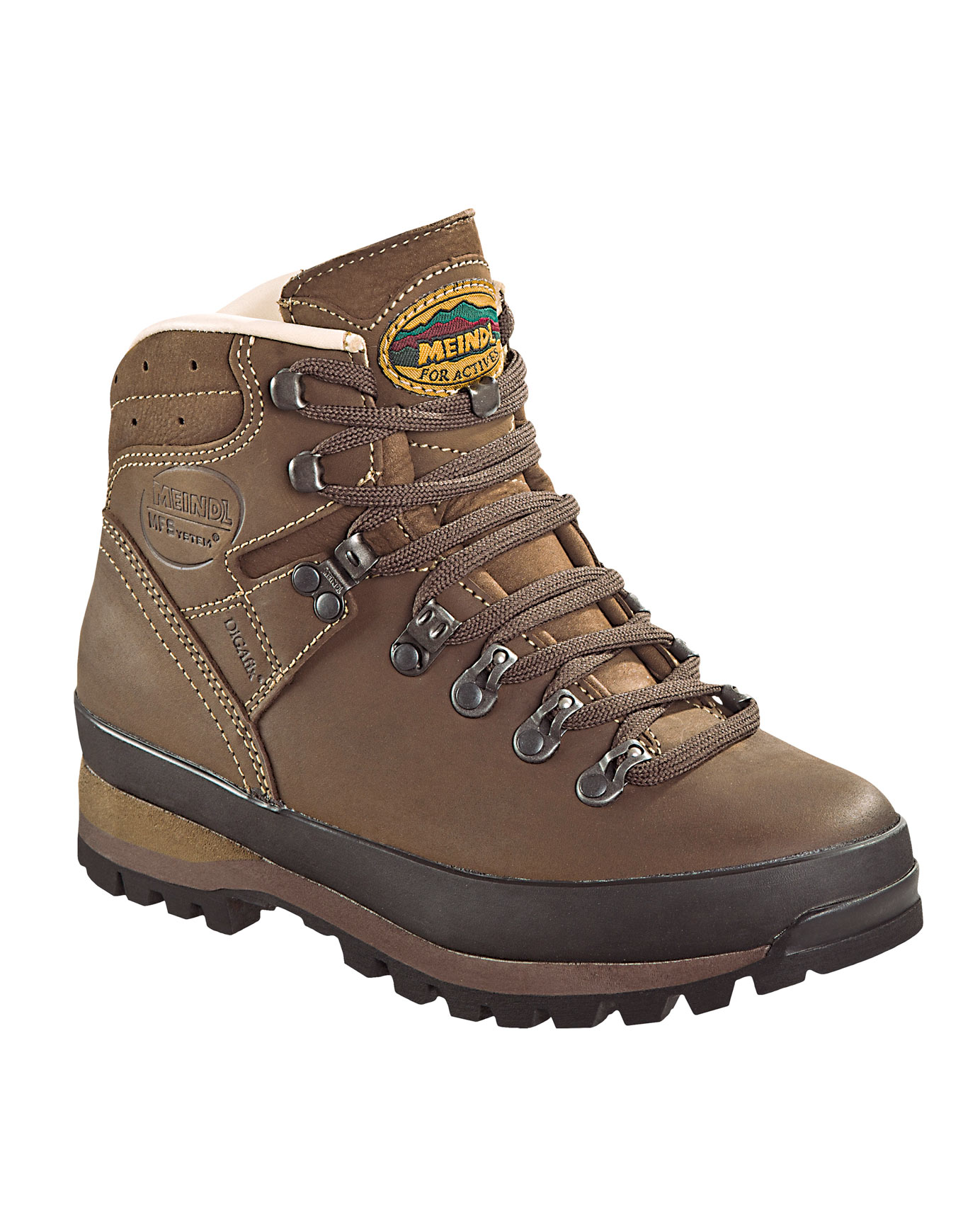 Chaussures de trekking - Borneo Lady 2 MFS Marron foncé/Nougat en Cuir - Taille 39