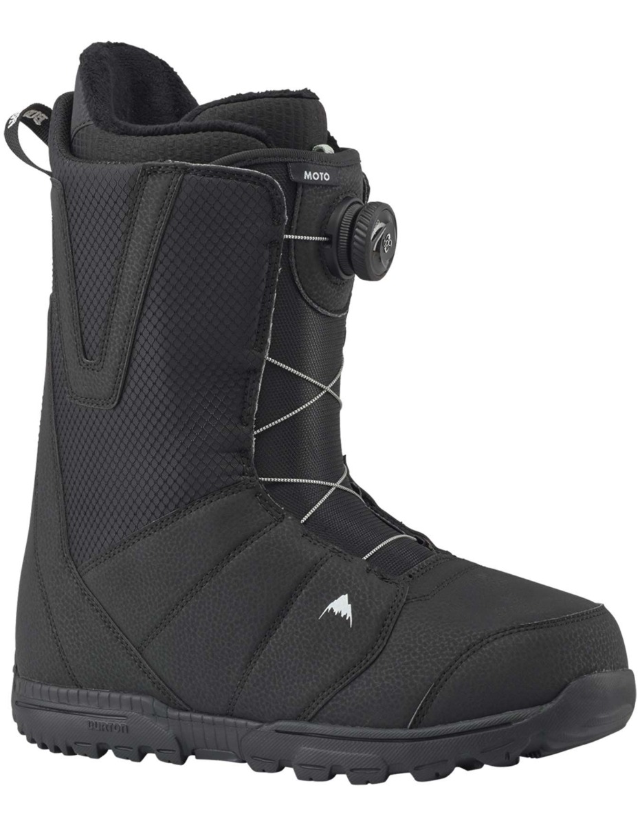 Boots de snowboard - Moto Boa Black - Taille 44,5 - Noir