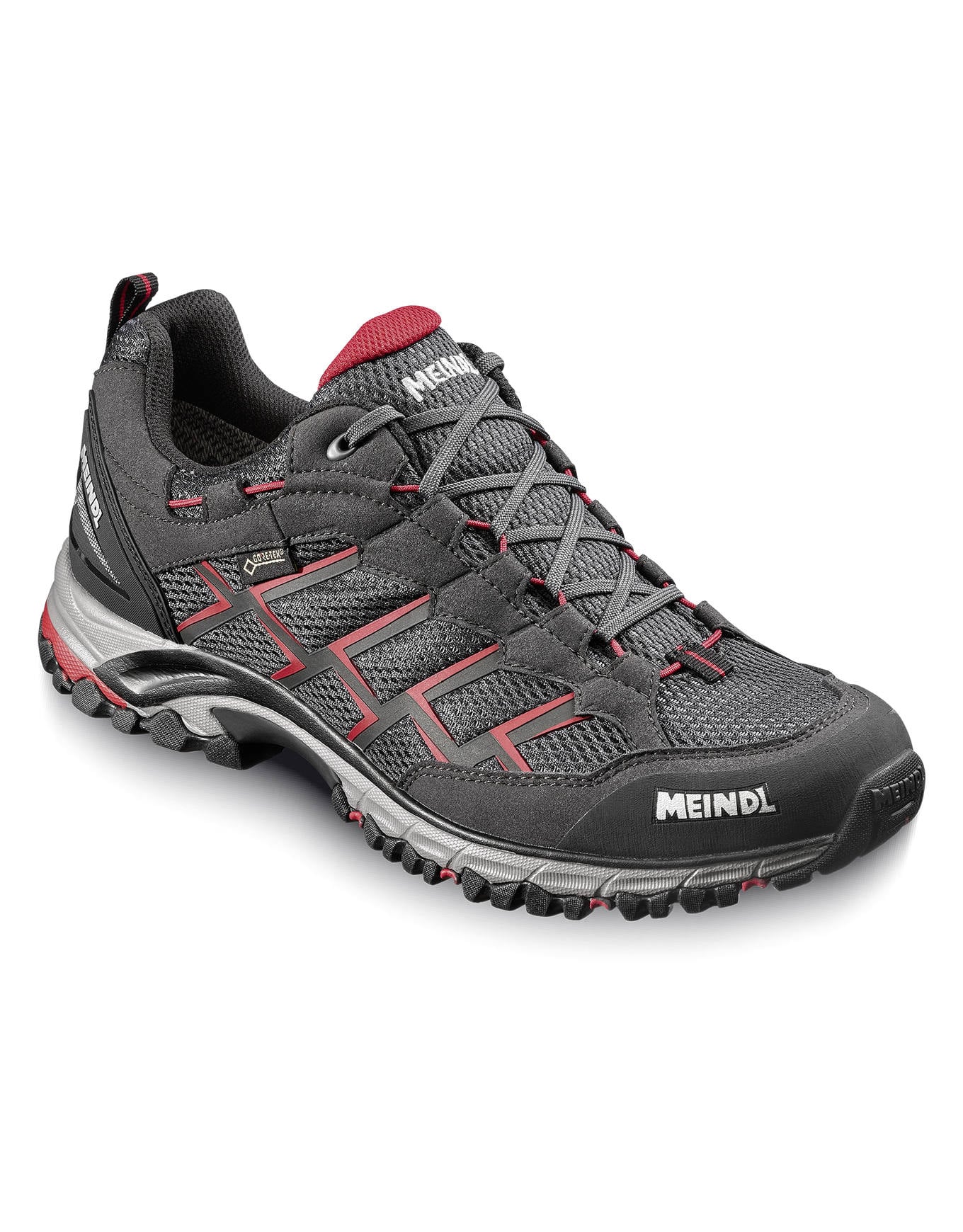Chaussures de randonnée en GORE-TEX® - Caribe GTX Noir/Rouge - Taille 43