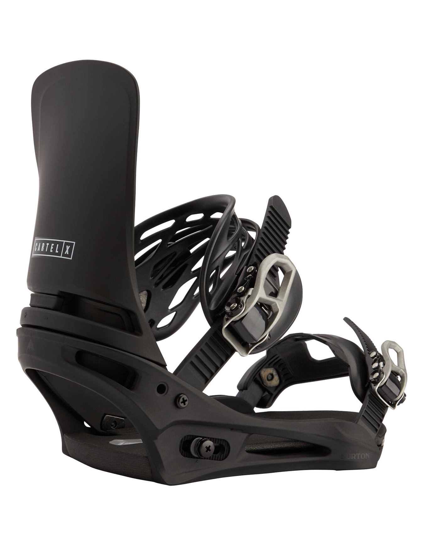 Fixations de snowboard all mountain - Cartel X Black - Taille 43+ - Noir