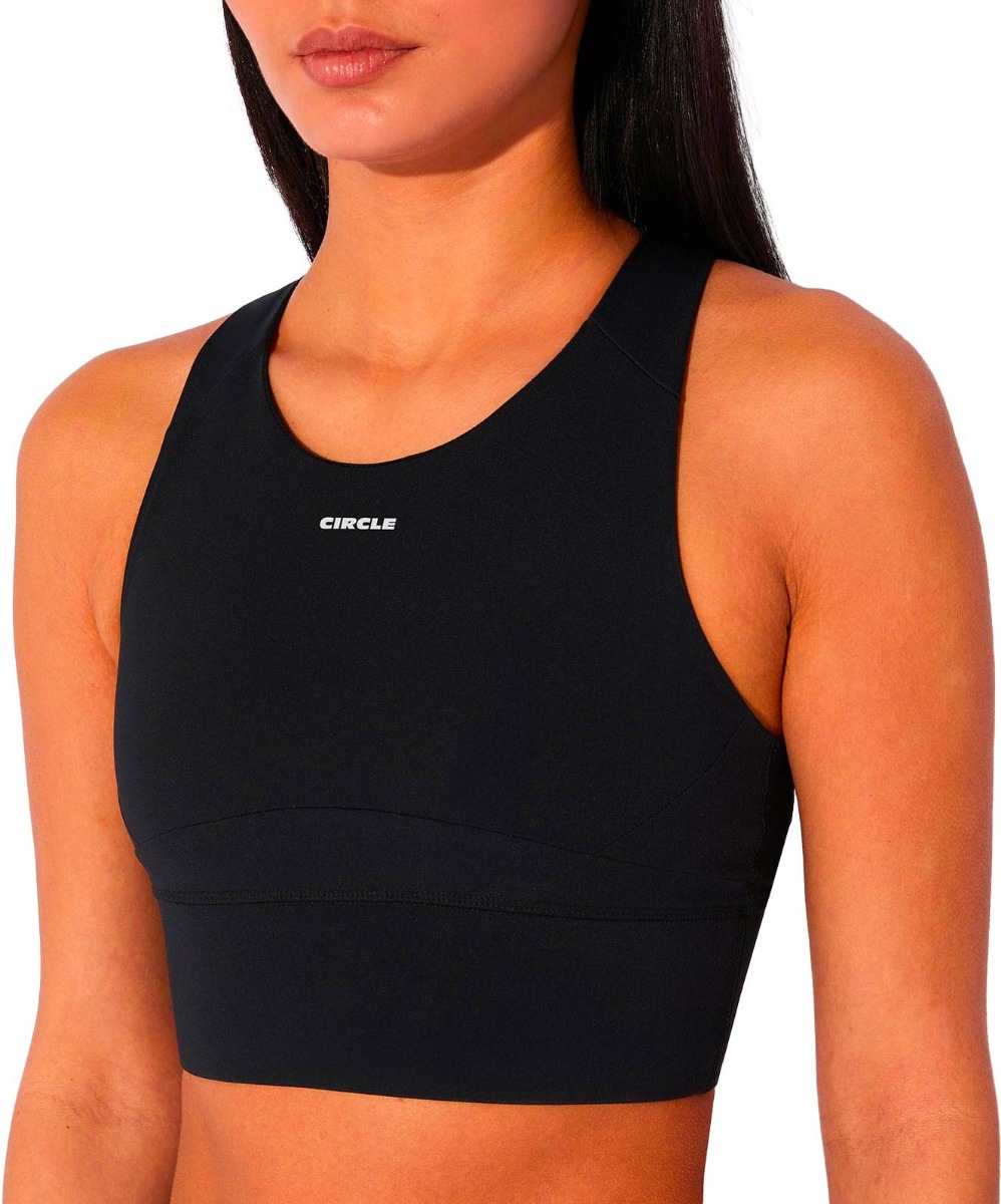 Brassière de trail/running - Level Up 2.0 Bra Onyx Black - Taille M - Noir