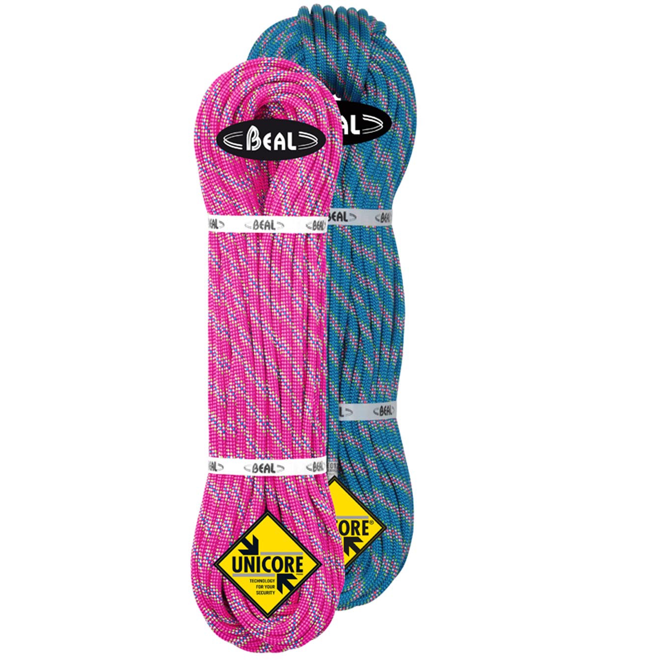 Pack de 2 cordes à double - Cobra II 8.6 mm Golden Dry Pack Blue Fushia - Taille 2 x 60m - Bleu
