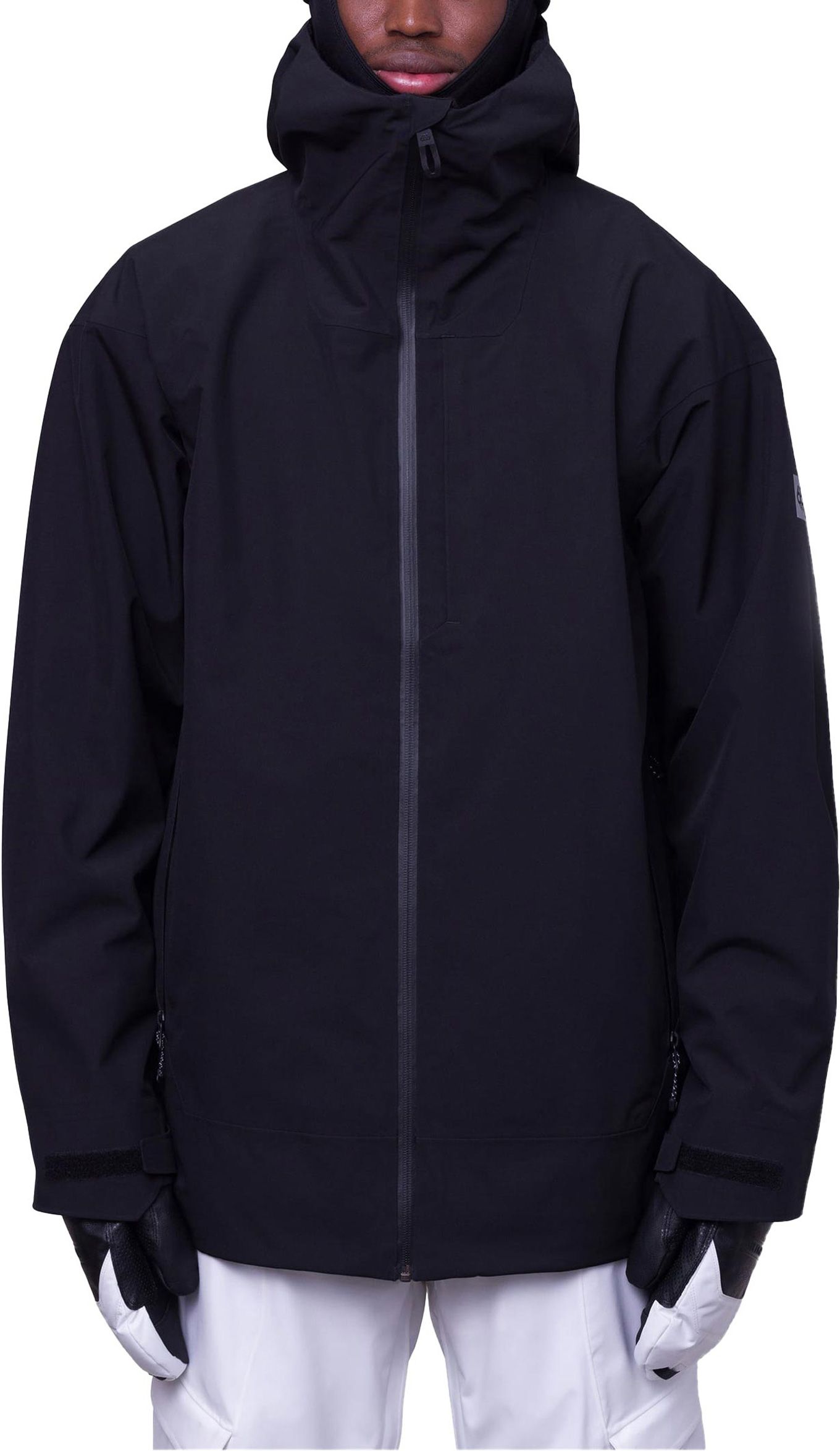 686 Mens Glcr Gateway Shell Jacket Black Skijacken : Snowleader