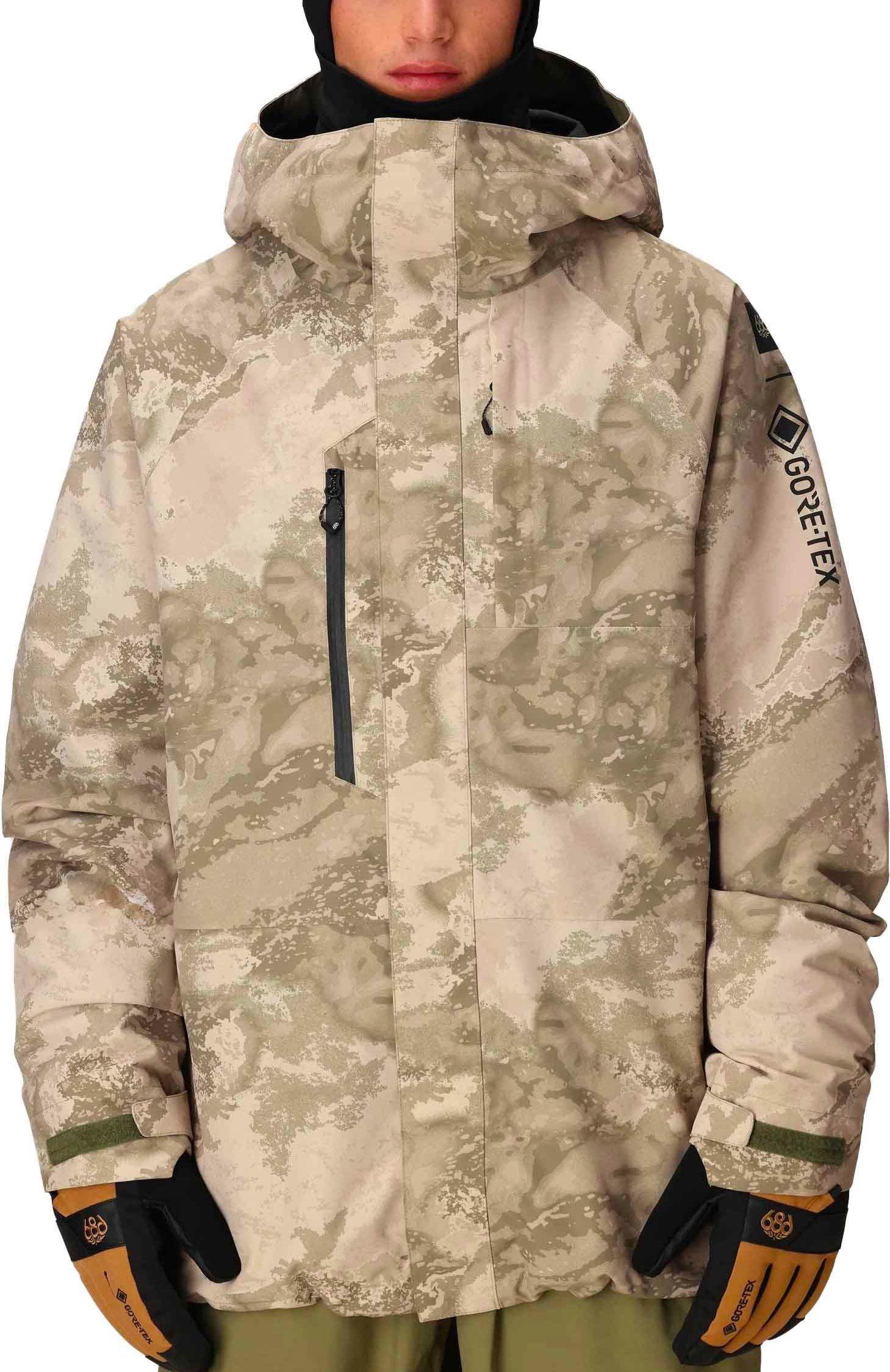 686 M Gore-Tex Core Shell Jacket Limestone Hemisphere Print 686 M Gore-Tex Core Shell Jacket Limestone Hemisphere Print