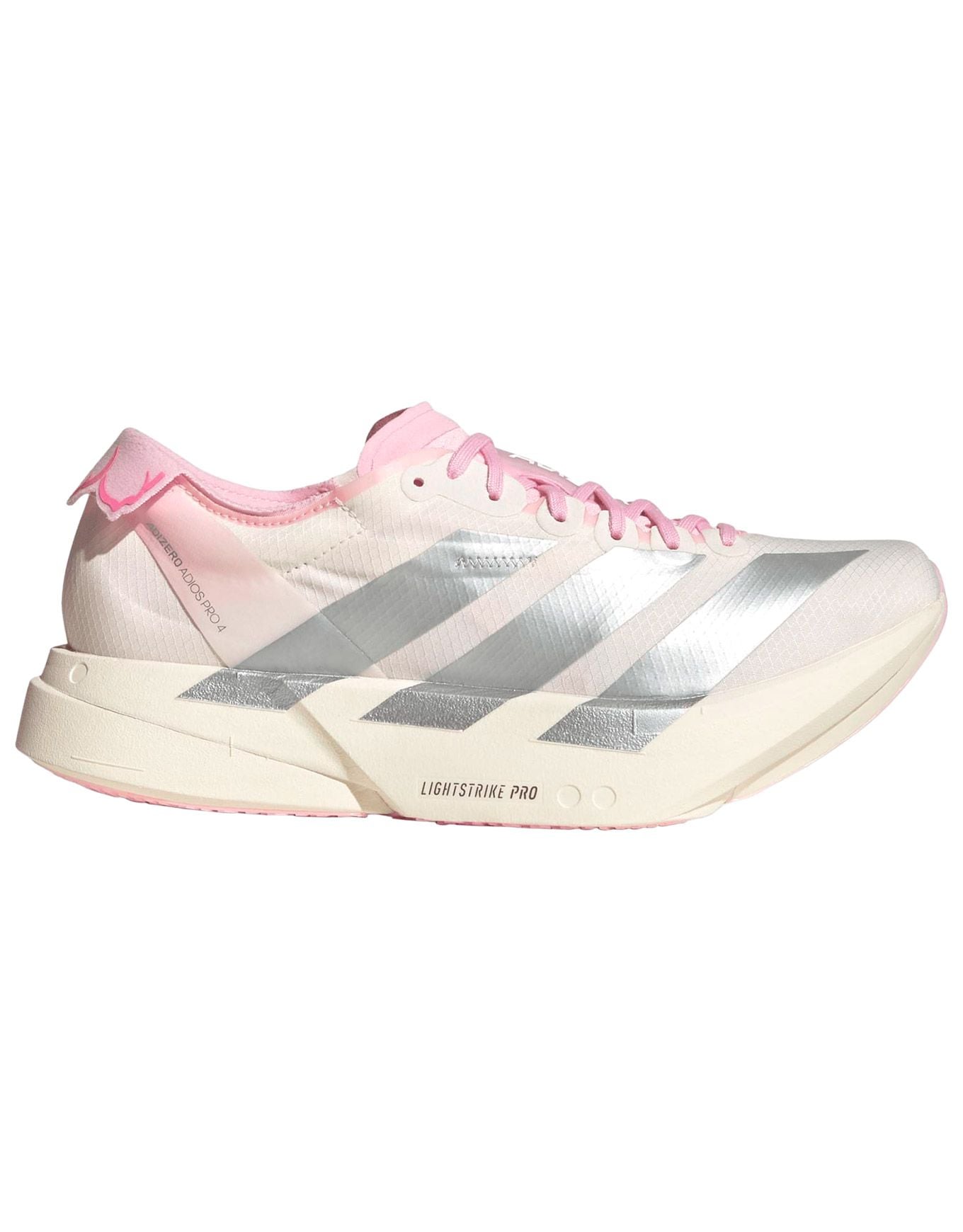 Adidas Adizero Adios Pro 4 W Core White/Silver Metallic/Clear Pink