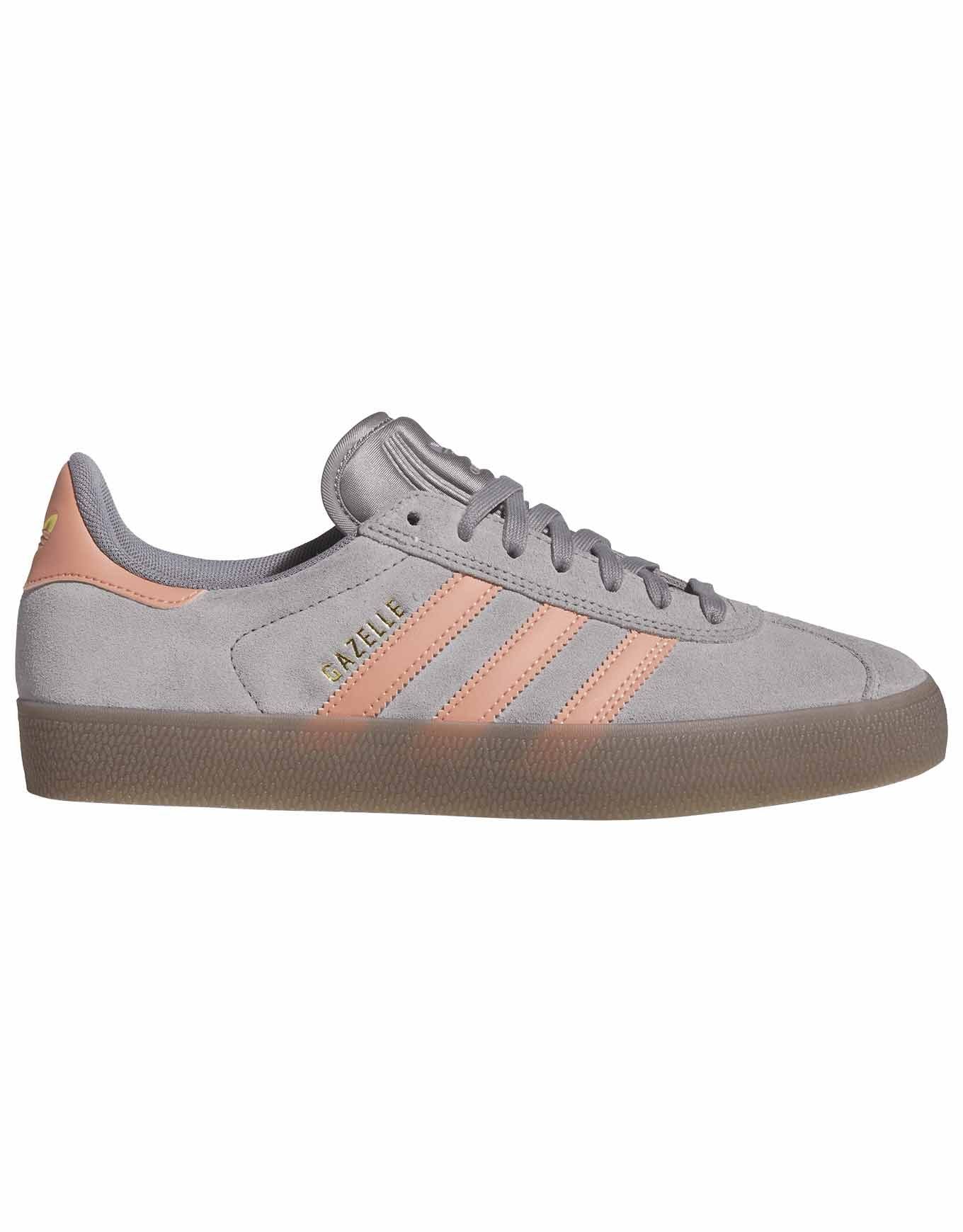 Adidas Originals Gazelle ADV Grey Three/Woncla/Gum5 Trainers : Snowleader Adidas Originals Gazelle ADV Grey Three/Woncla/Gum5 Trainers : Snowleader