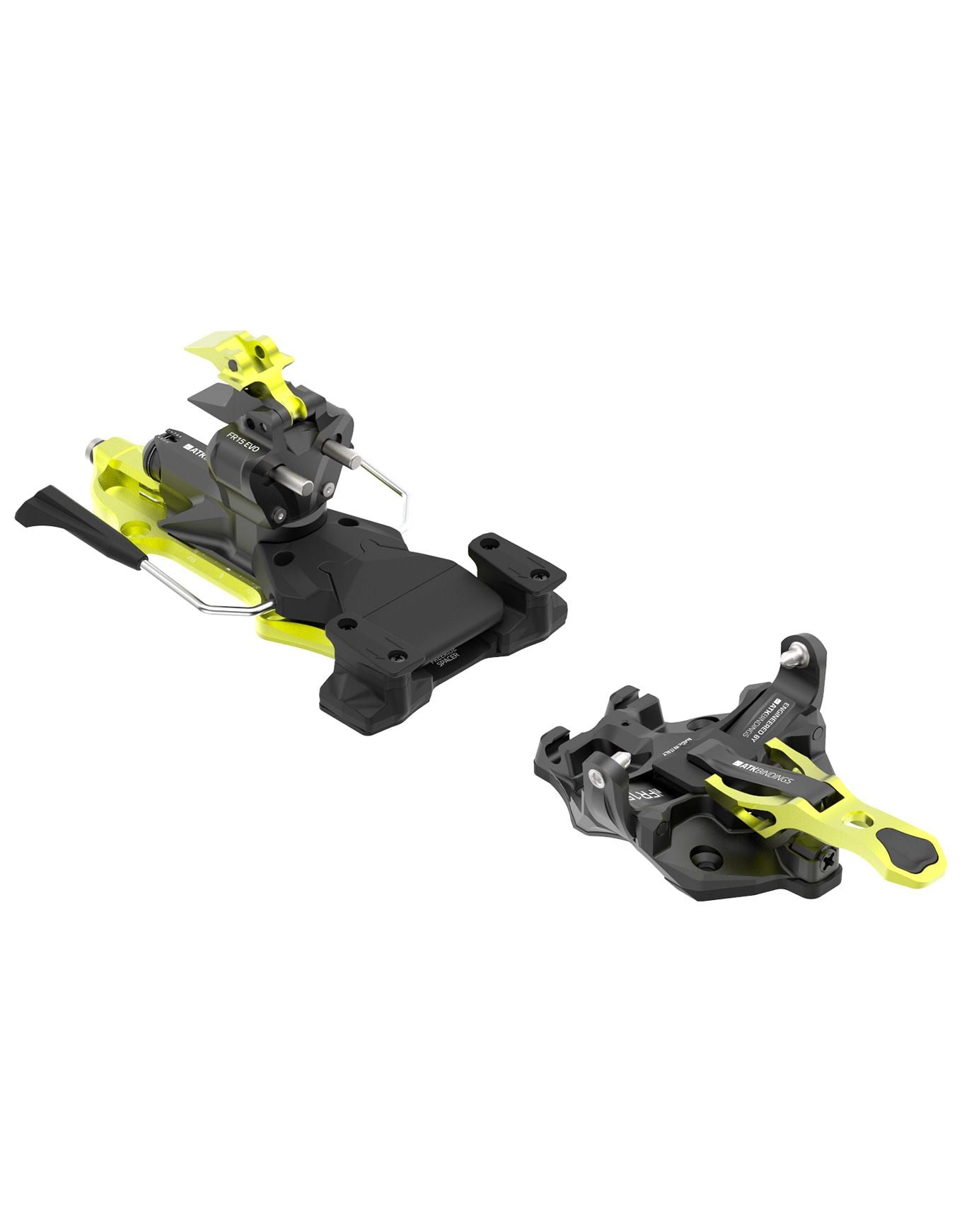 ATK bindings Freeraider 15 Evo Yellow Fixations : Snowleader