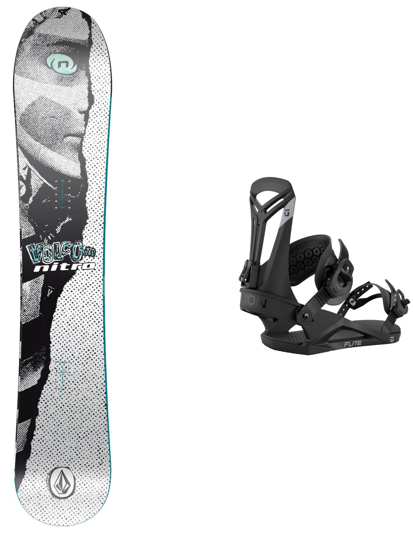 Nitro Pack Alternator X Volcom 2026 Men's snowboard sets : Snowleader