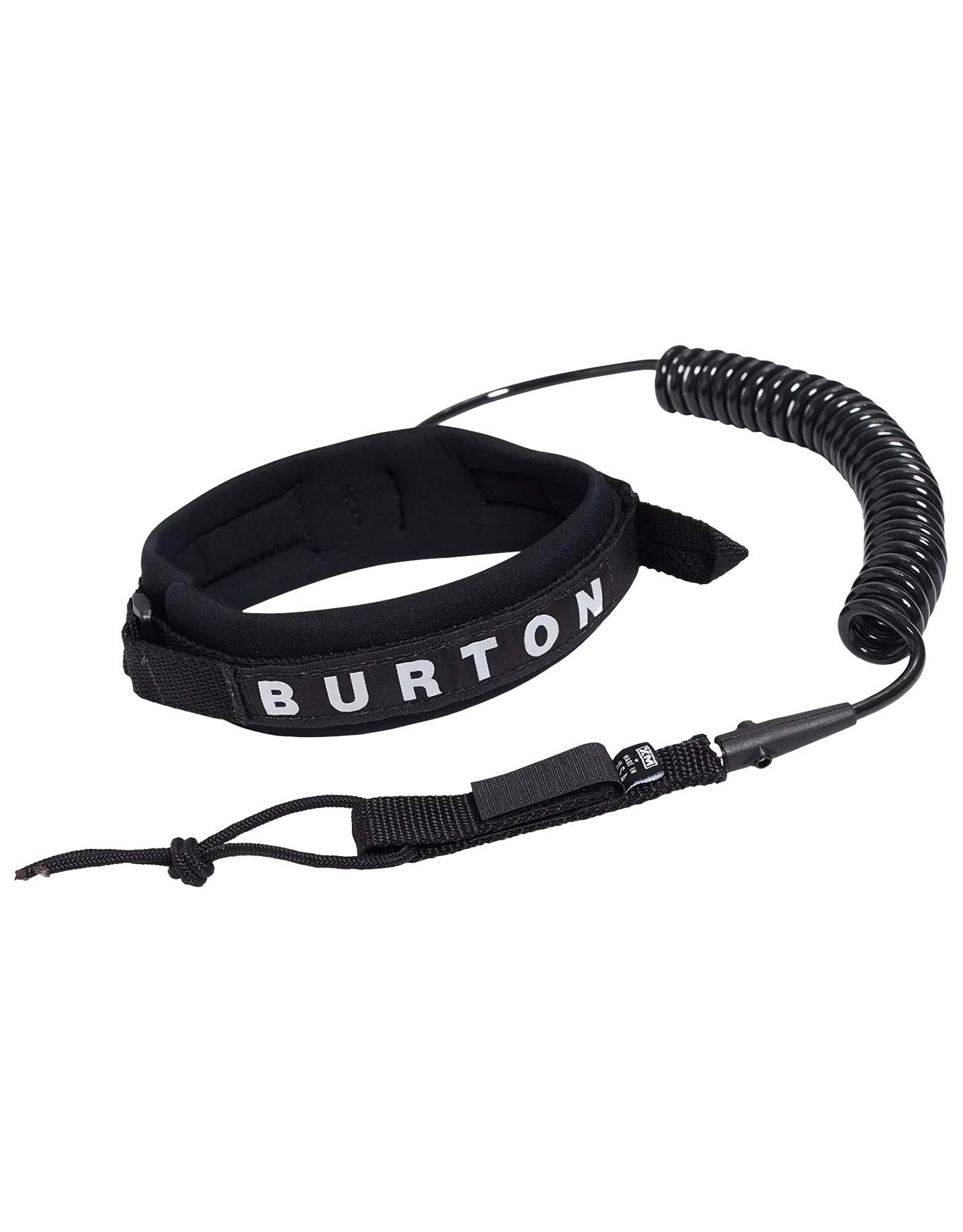 BURTON 雪板用リーシコード POWSURF LEASH 新品 Burton Powsurf Leash Black Snowboard accessories : Snowleader