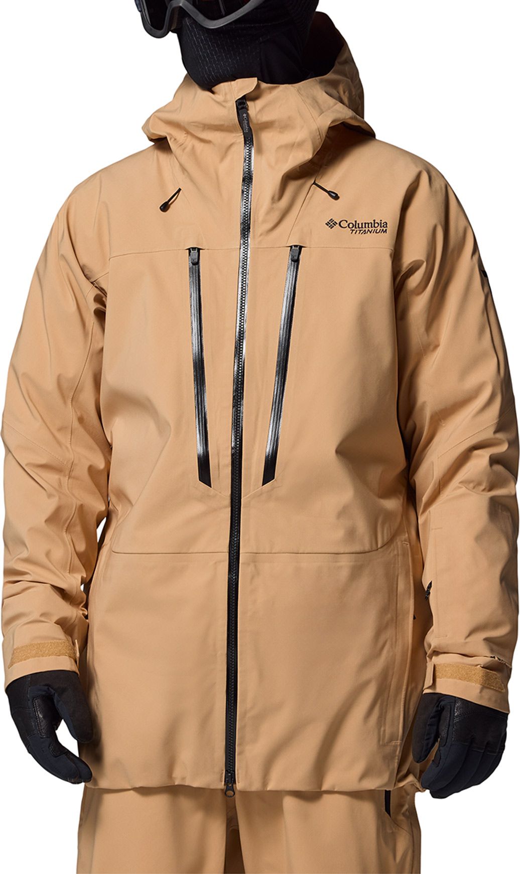 Columbia Titaniumスキーウェア ダウンジャケット Columbia Platinum Peak II 3L Shell Canoe Ski jackets : Snowleader