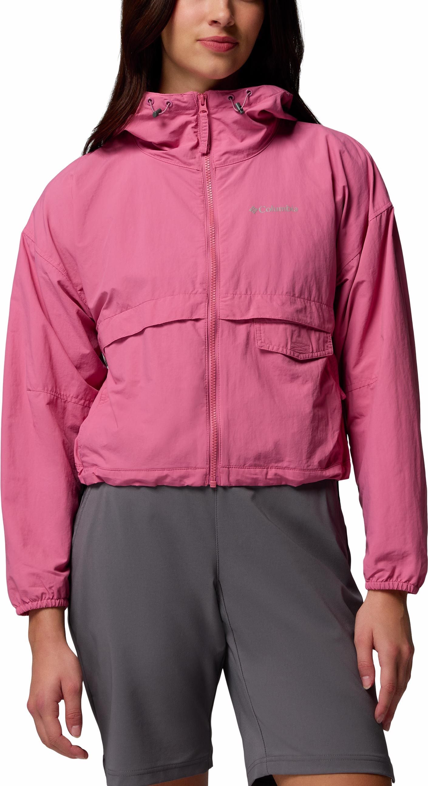 Columbia Spire Valley Cropped Windbreaker Rosette Women's walking
