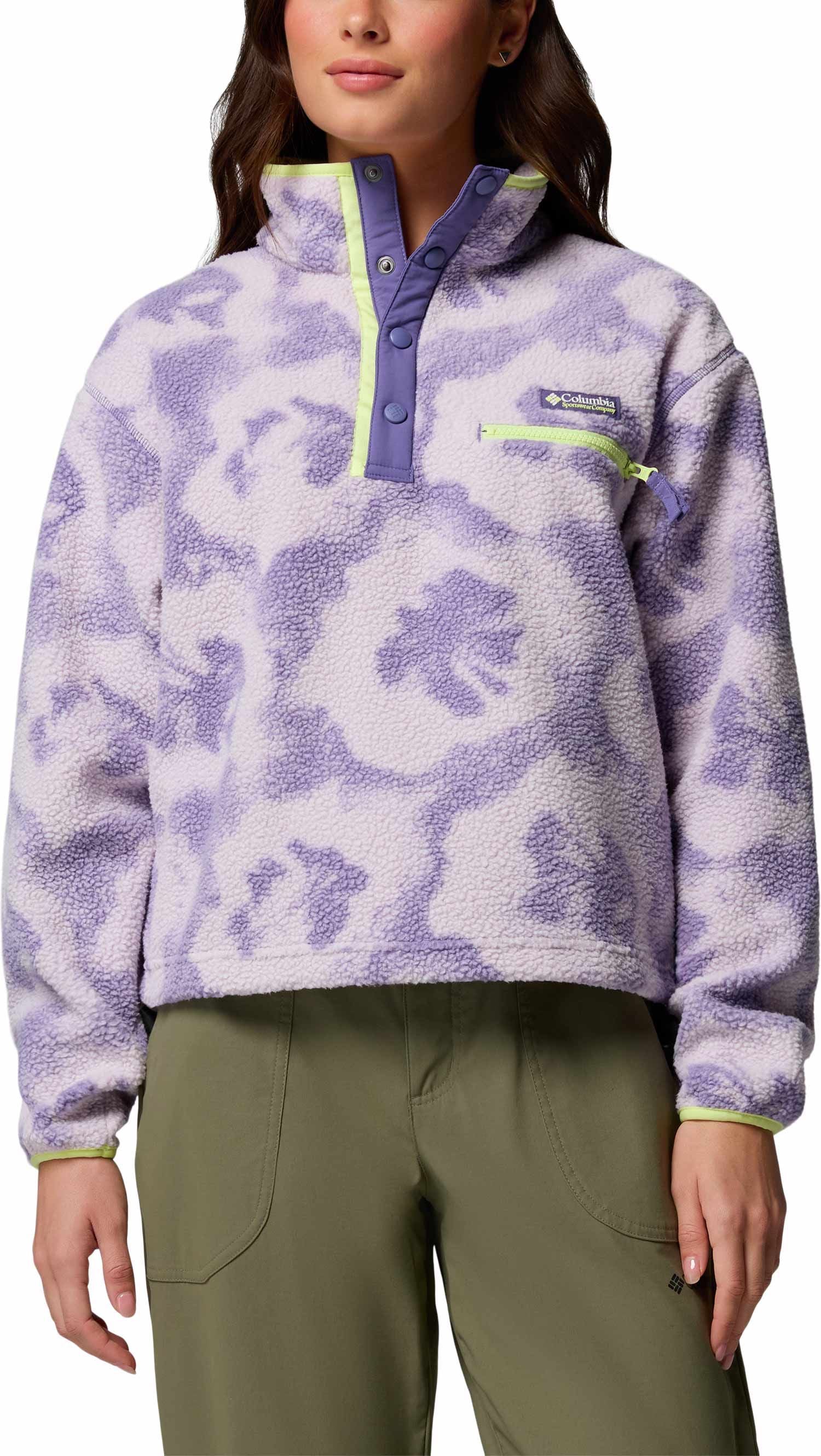Columbia Helvetia II Printed Cropped Half Snap Stormwatch