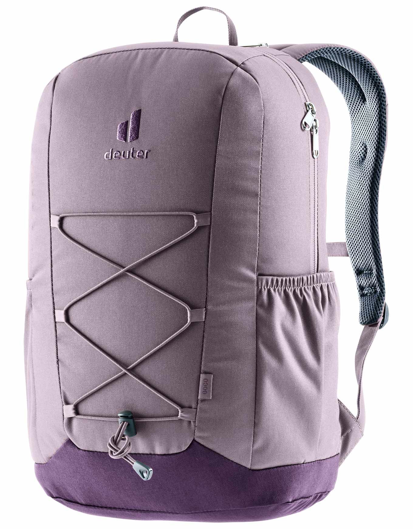 Deuter GoGo light hiking backpack purple with pink trim breathable straps Gogo | lavender-purple | 0 | 4046051165707 main image 4