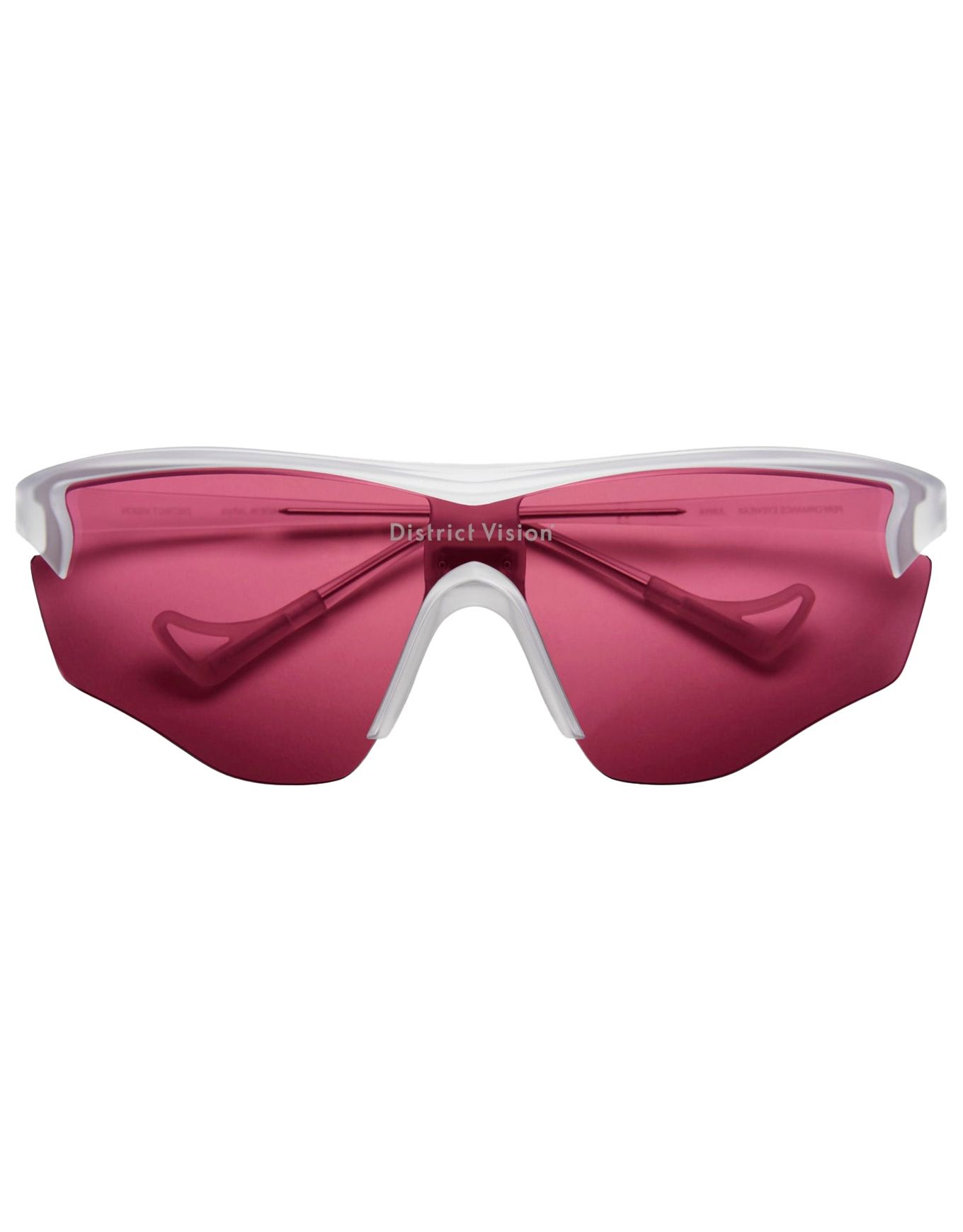 District Vision Junya Racer Clear/D+ Black Rose Adult sunglasses