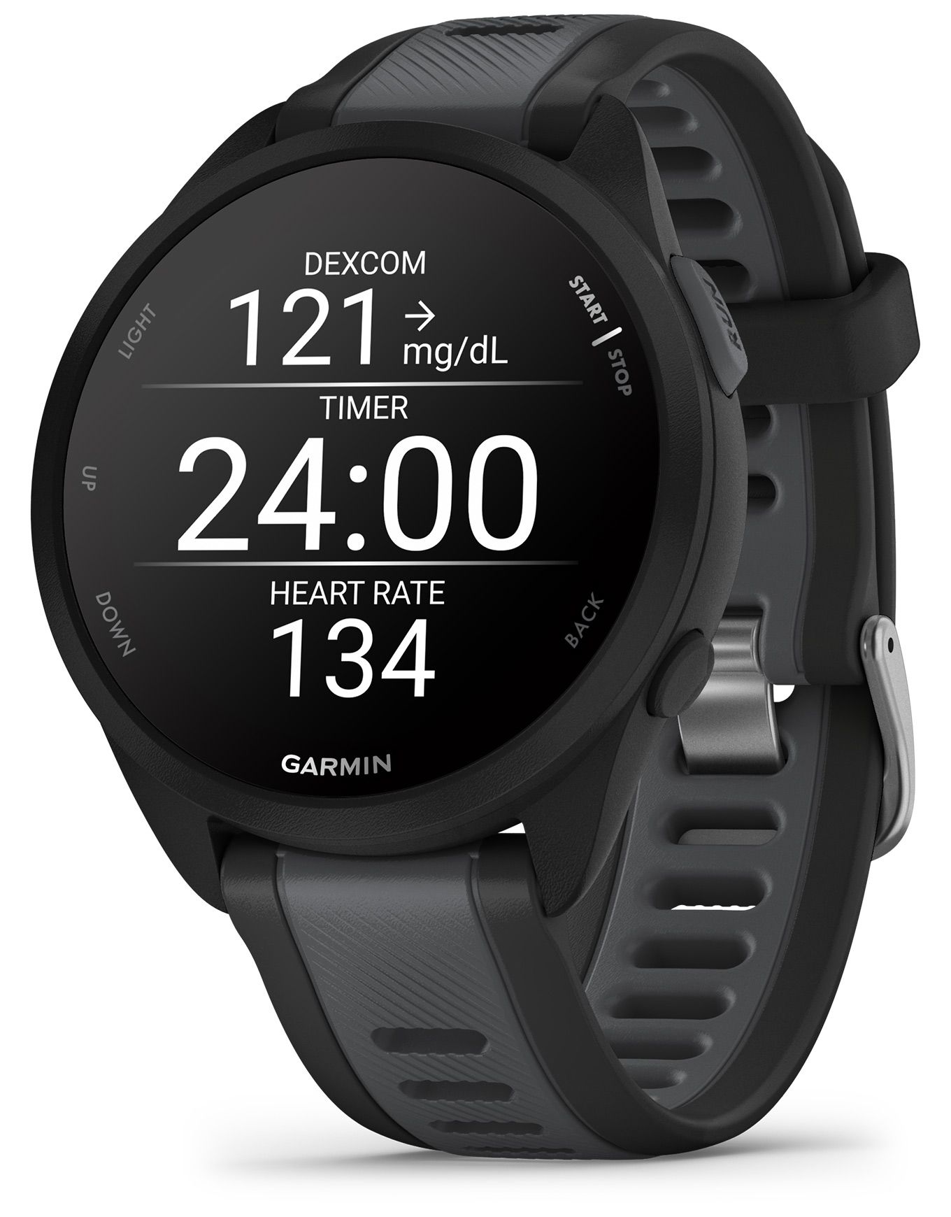 Garmin Forerunner 165 Black-Slate Grey Montres outdoor : Snowleader