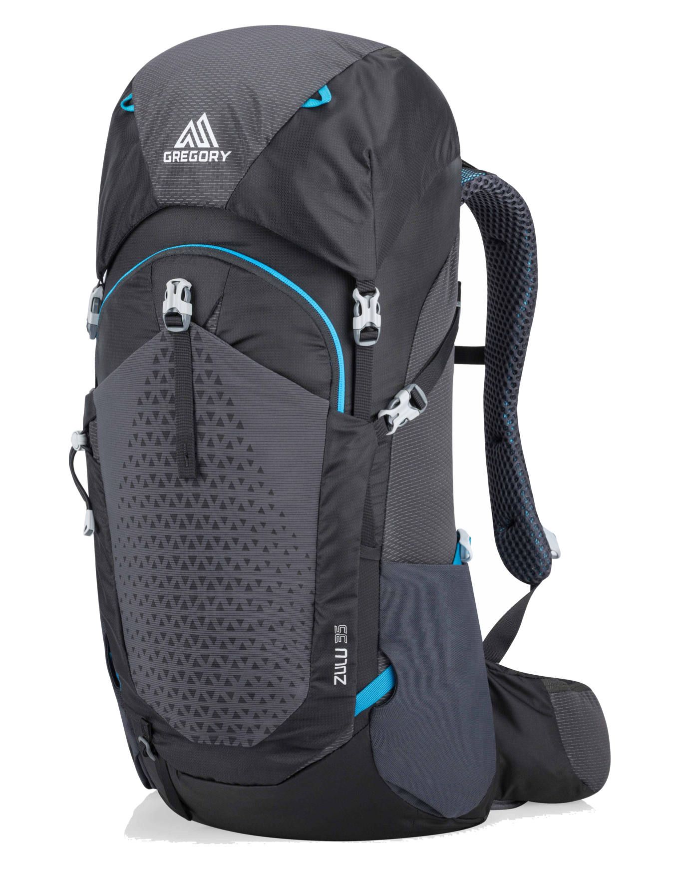 Gregory Zulu 35 Ozone Black Trekking Backpacks : Snowleader