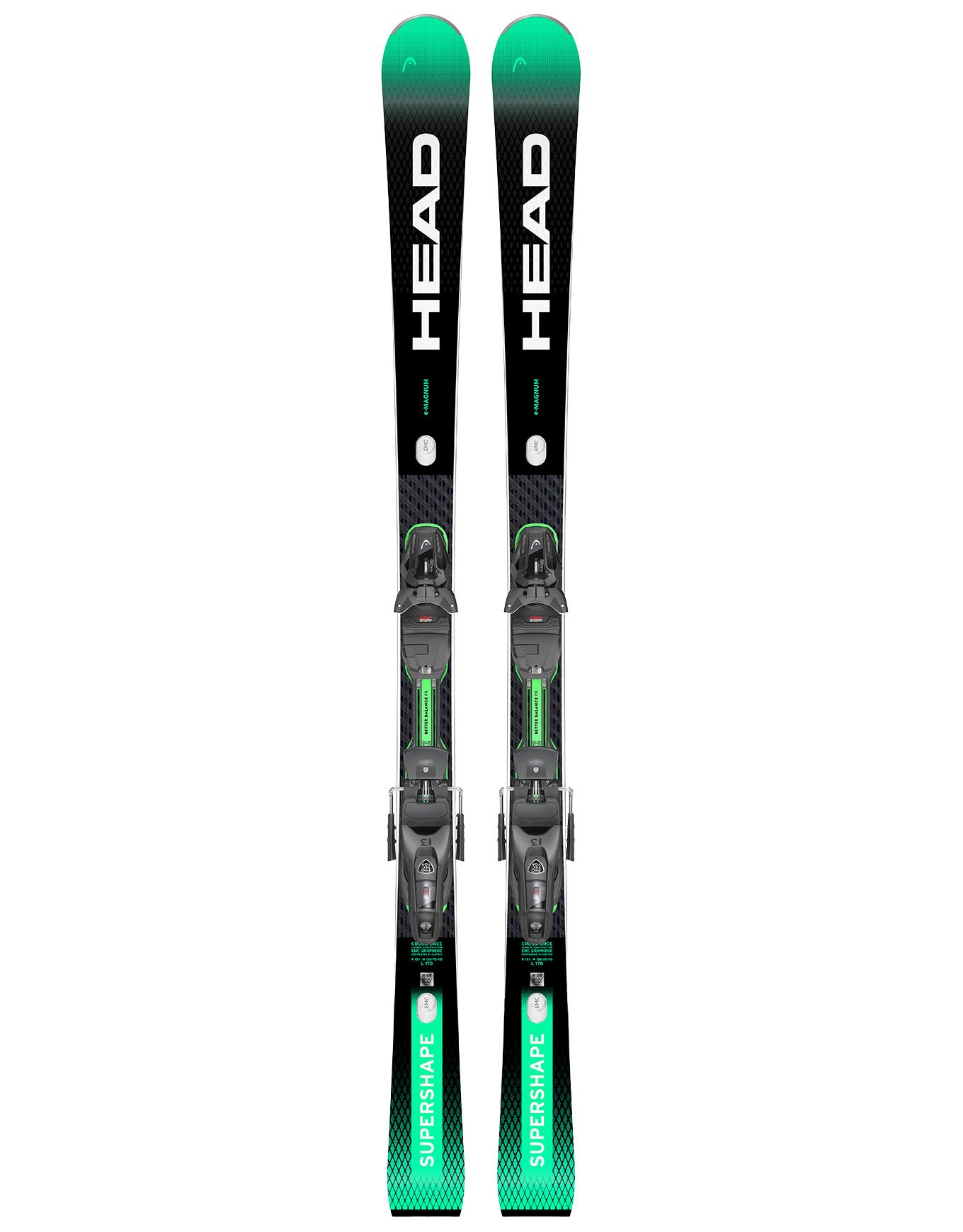 Head Supershape e-Magnum + PRW 11 GW Men's ski sets : Snowleader