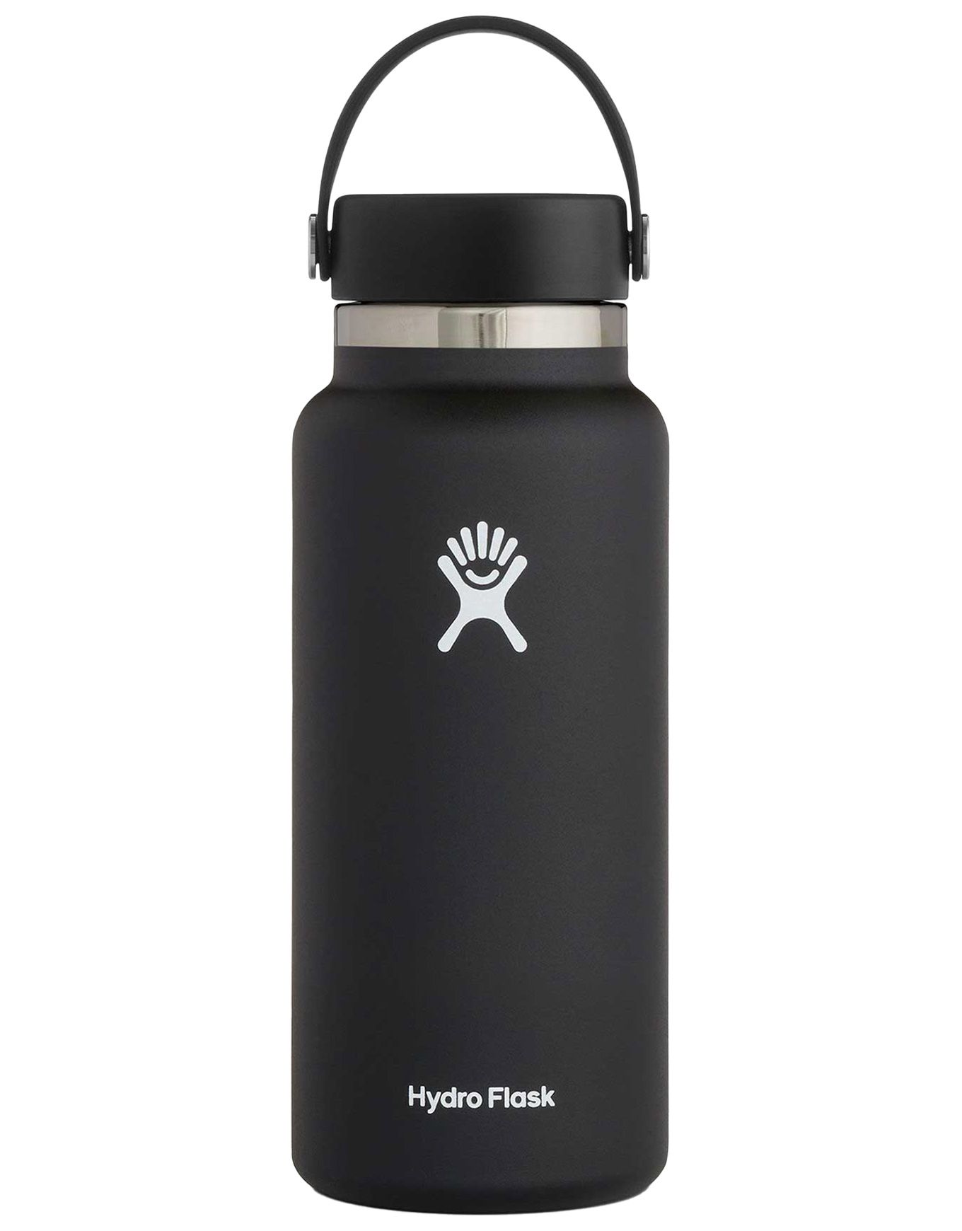 Fanhaw 32 Oz Tritan Water Bottle With Fast-Flow Spout Lid - BPA-Free, Leakproof, Wide Mouth, Black