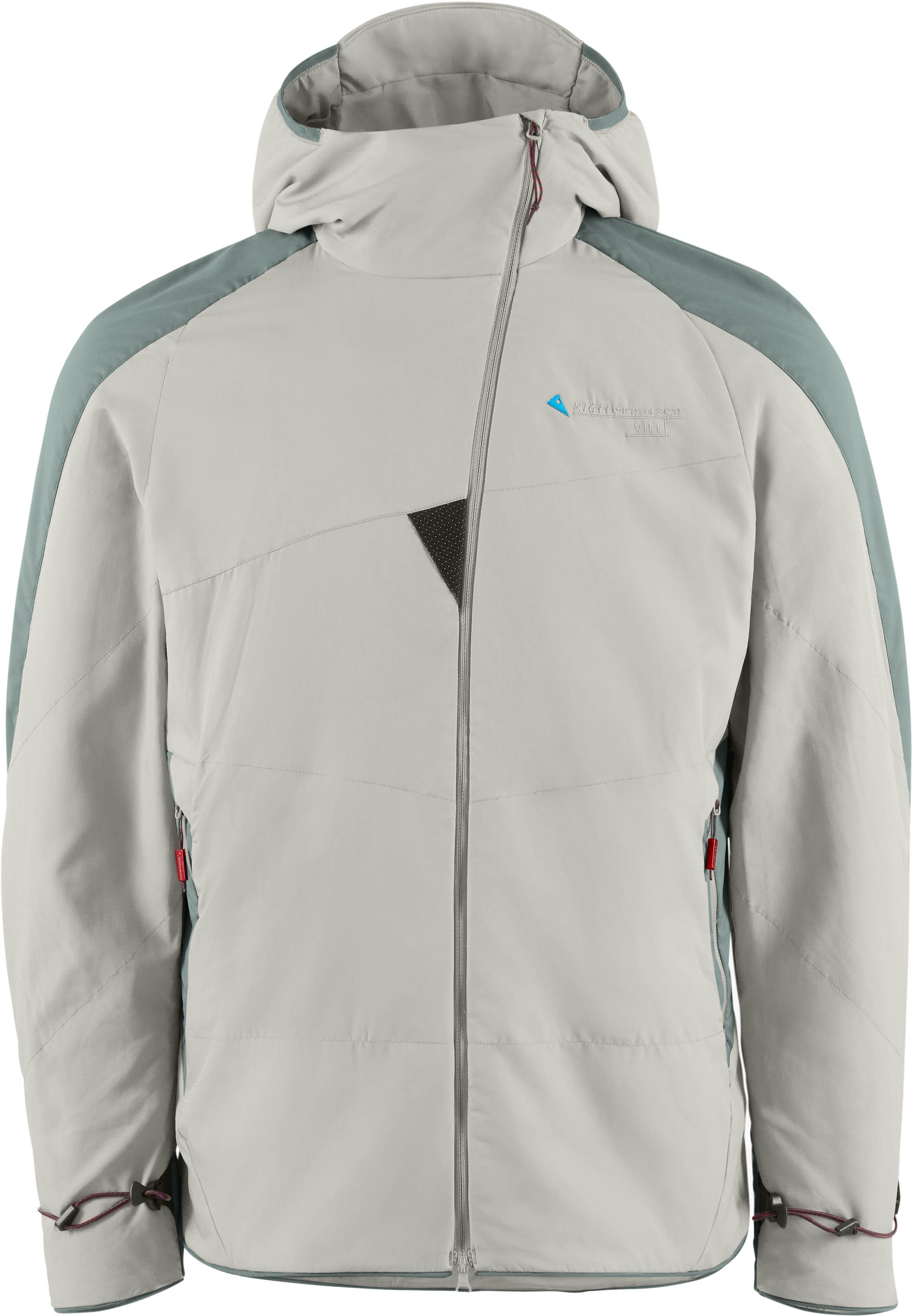 Klattermusen Vili Hood Jacket M's Mercury Blue Walking Jackets : Snowleader