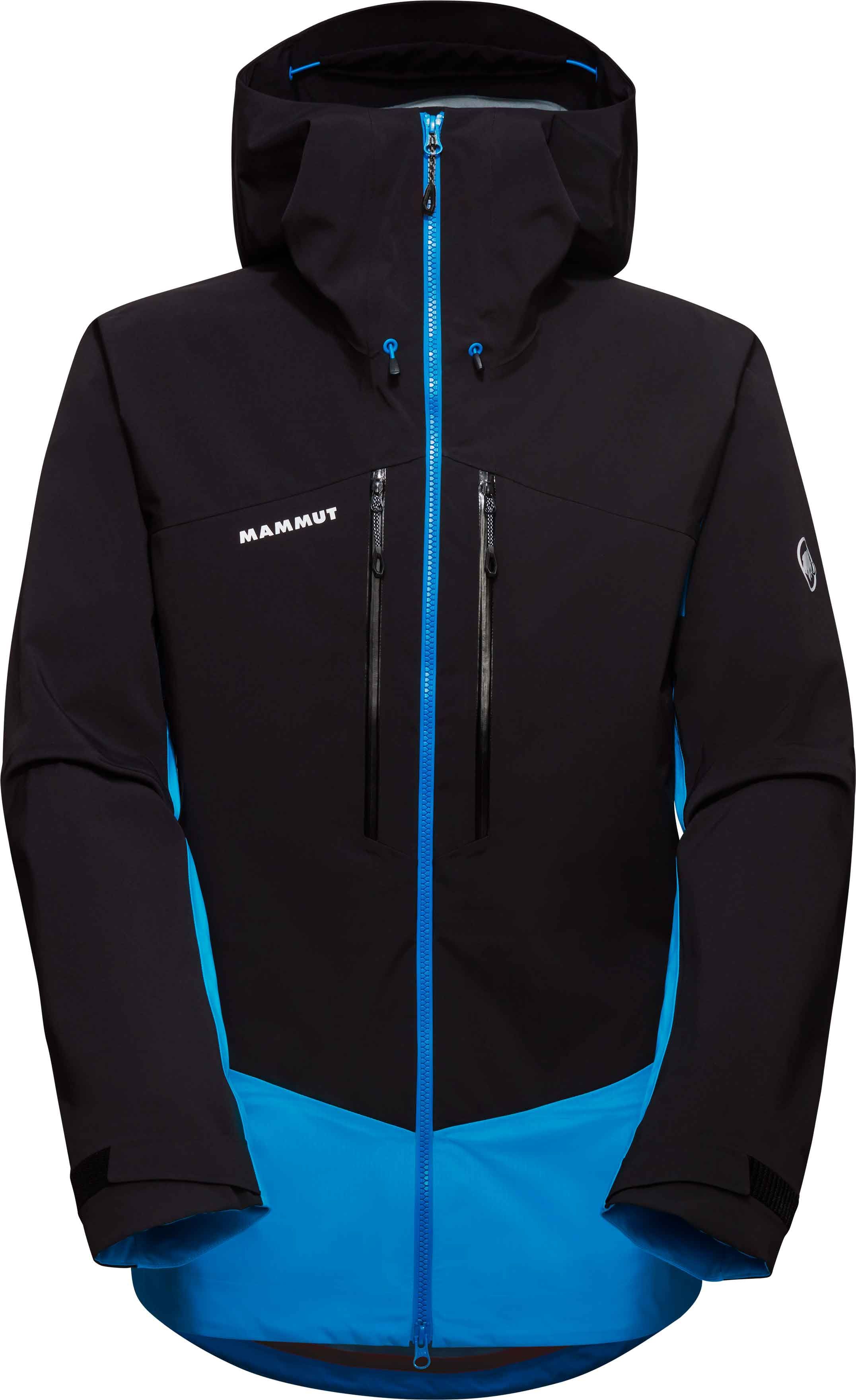 Mammut Taiss Pro HS Hooded Jacket Men Glacier Blue Black Ski 