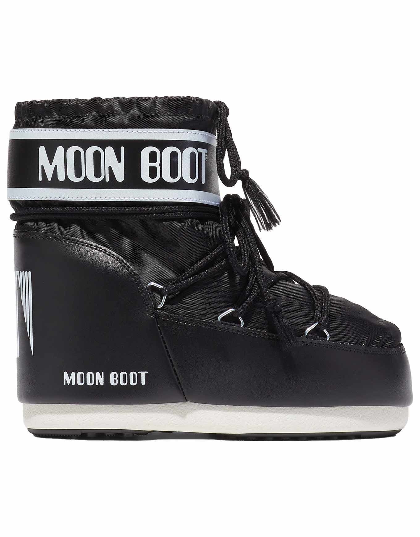MOON BOOT　ICON LOW BLACK NYLON BOOTSブラック Moonboot Moon Boot Icon Low Nylon Black Men's Après-Ski Boots