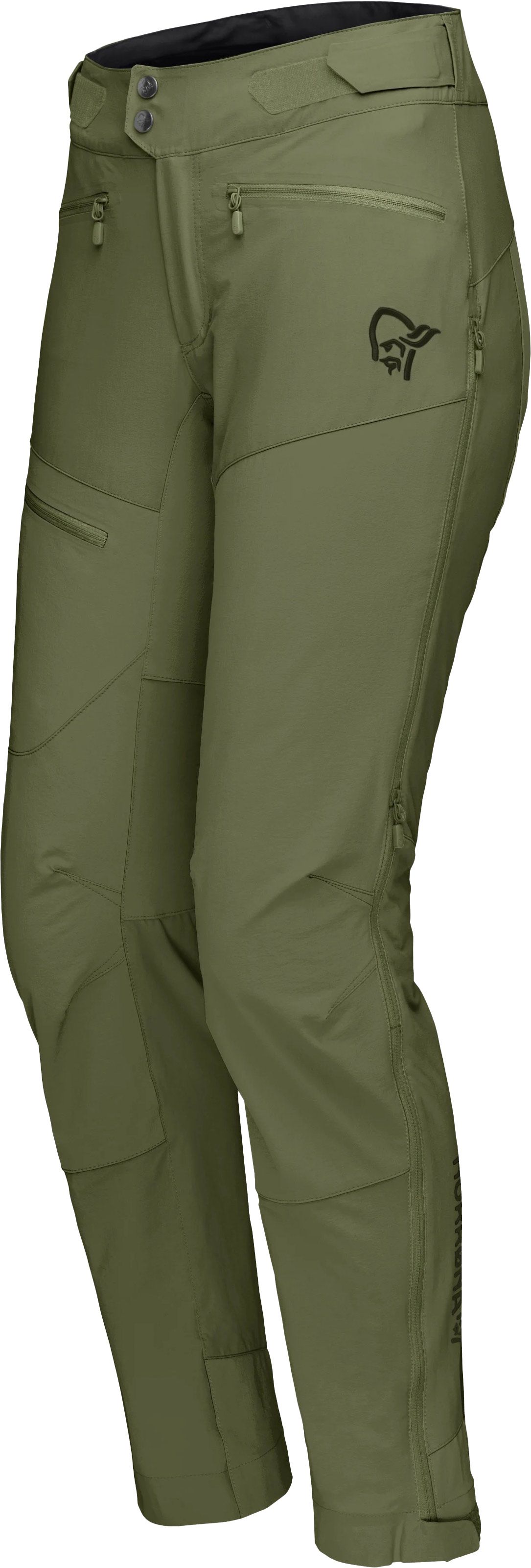 Norrona Fjora Flex1 Pants W'S Loden Green Women's MTB trousers and