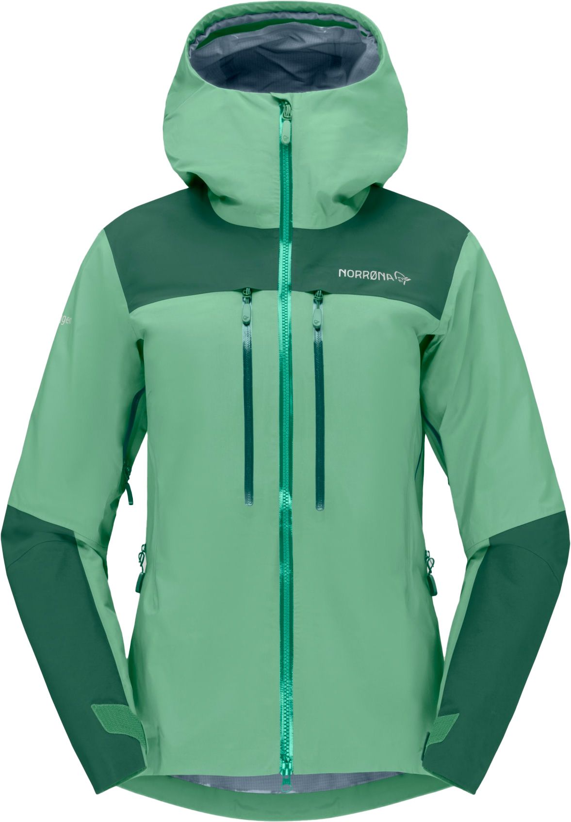 Norrona Trollveggen Gore-Tex Pro Light Jacket W Dark Ivy Women's ...